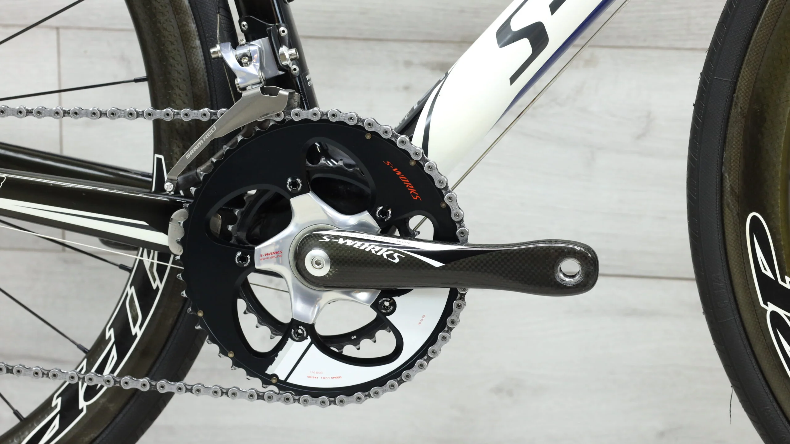 2010 Specialized S-Works Tarmac SL3 Saxo Bank Edition Road Bike - 56cm - Image 5