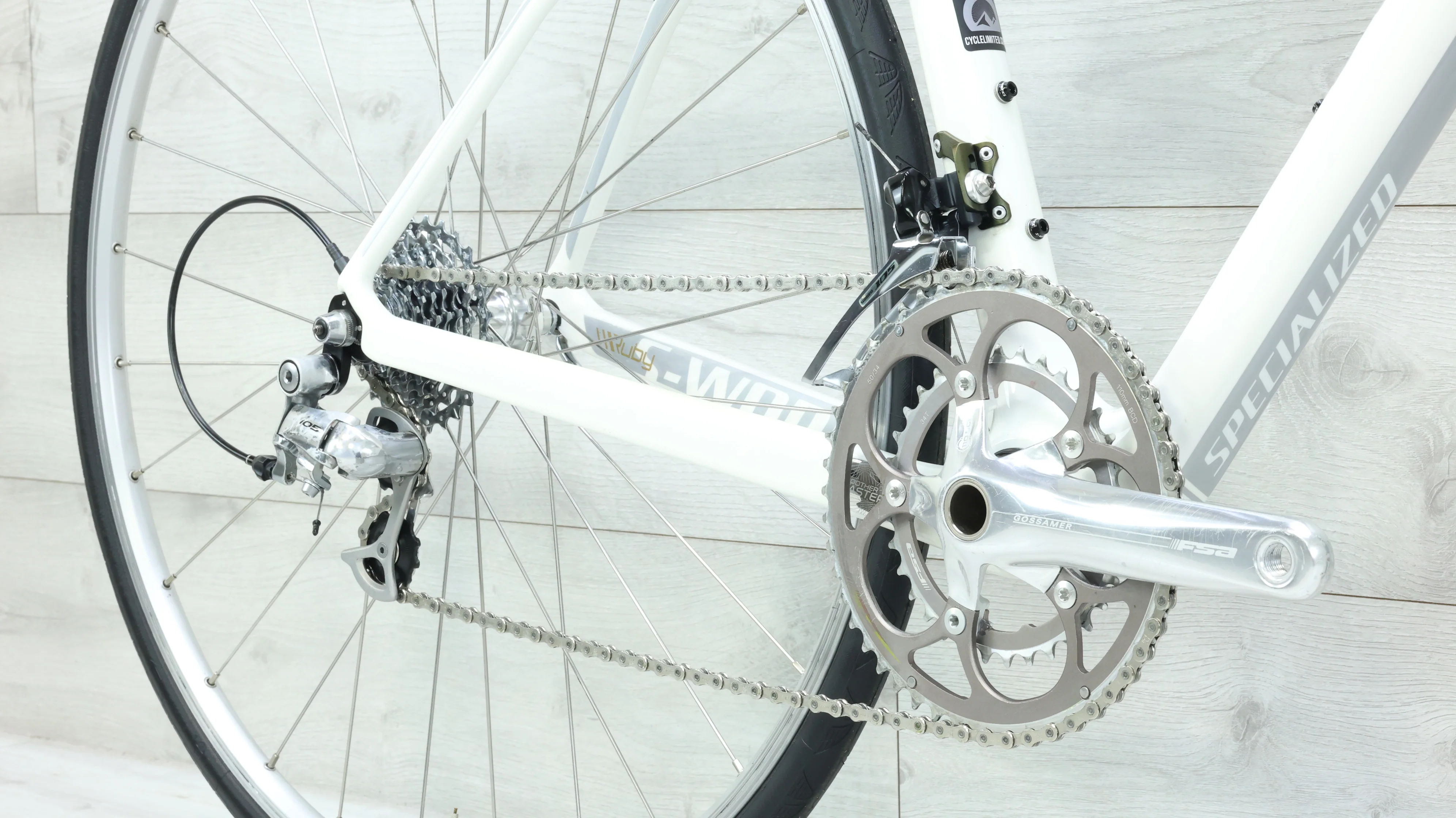 2014 Specialized S-Works Ruby Road Bike - 54cm - Image 6