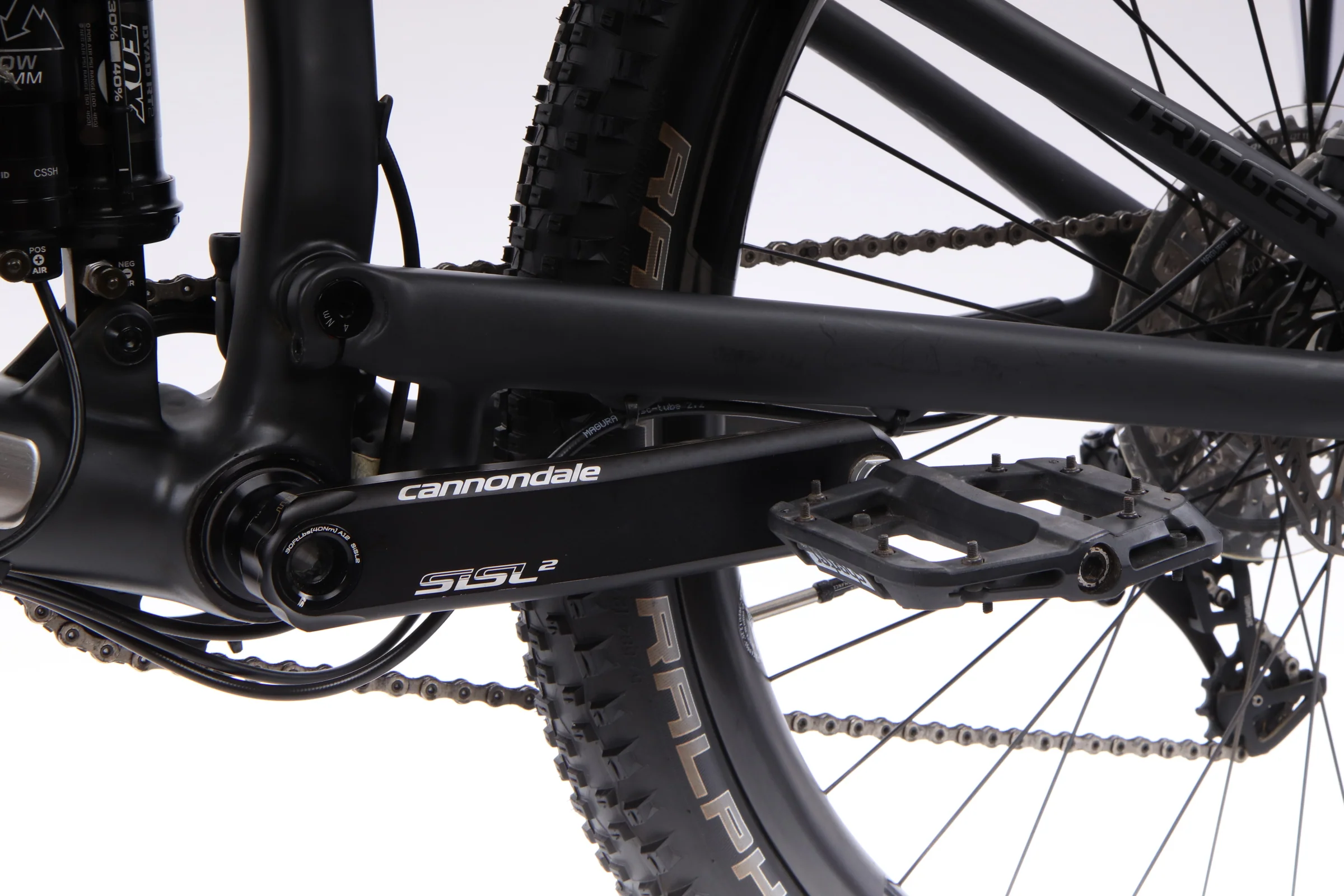 2015 CANNONDALE TRIGGER HI-MOD CARBON BLACK INC Mountain Bike - Large - Image 5