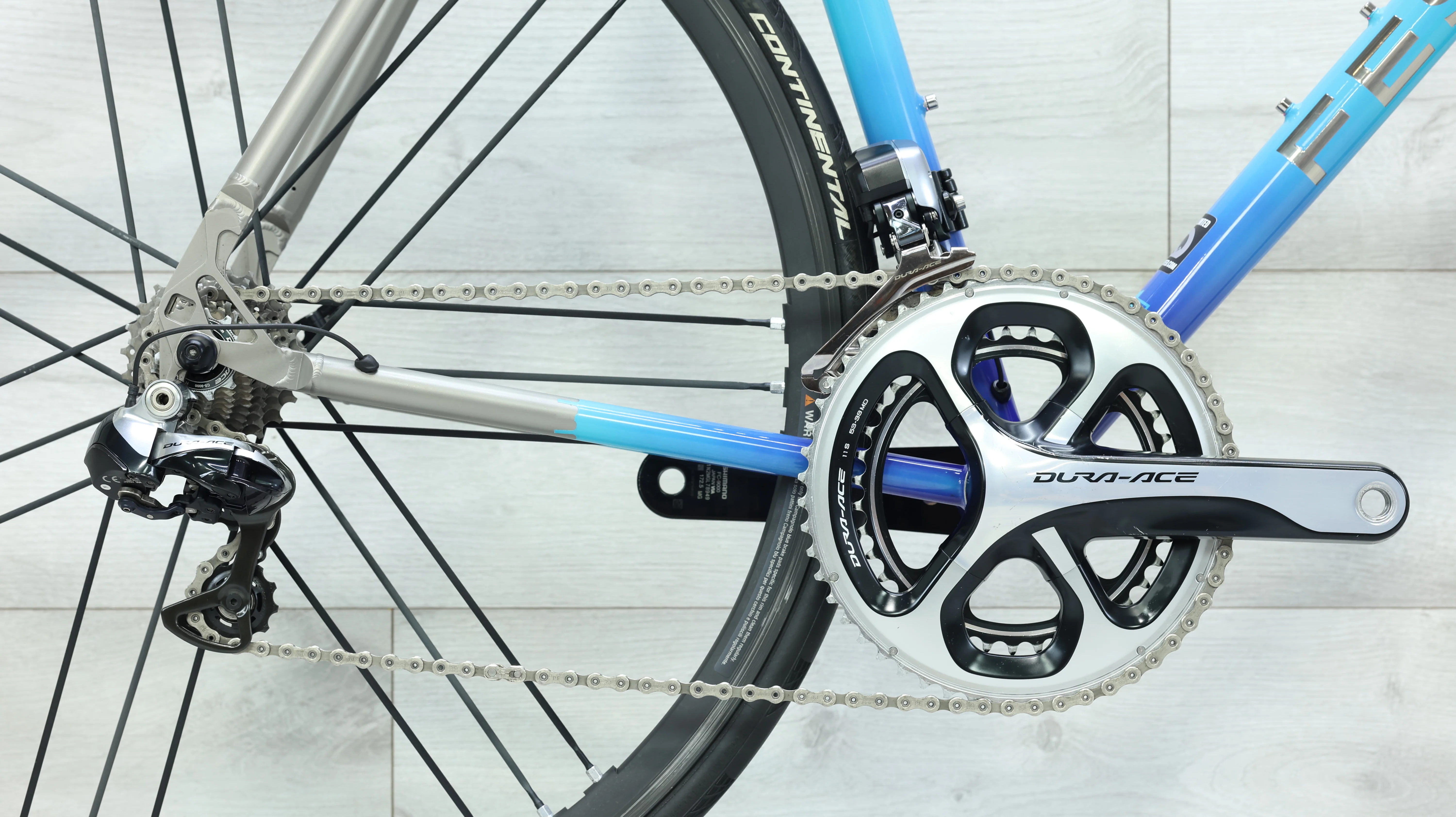2015 Festka Asphalt Dura-Ace Di2 Titanium Road Bike - 55cm - Image 5