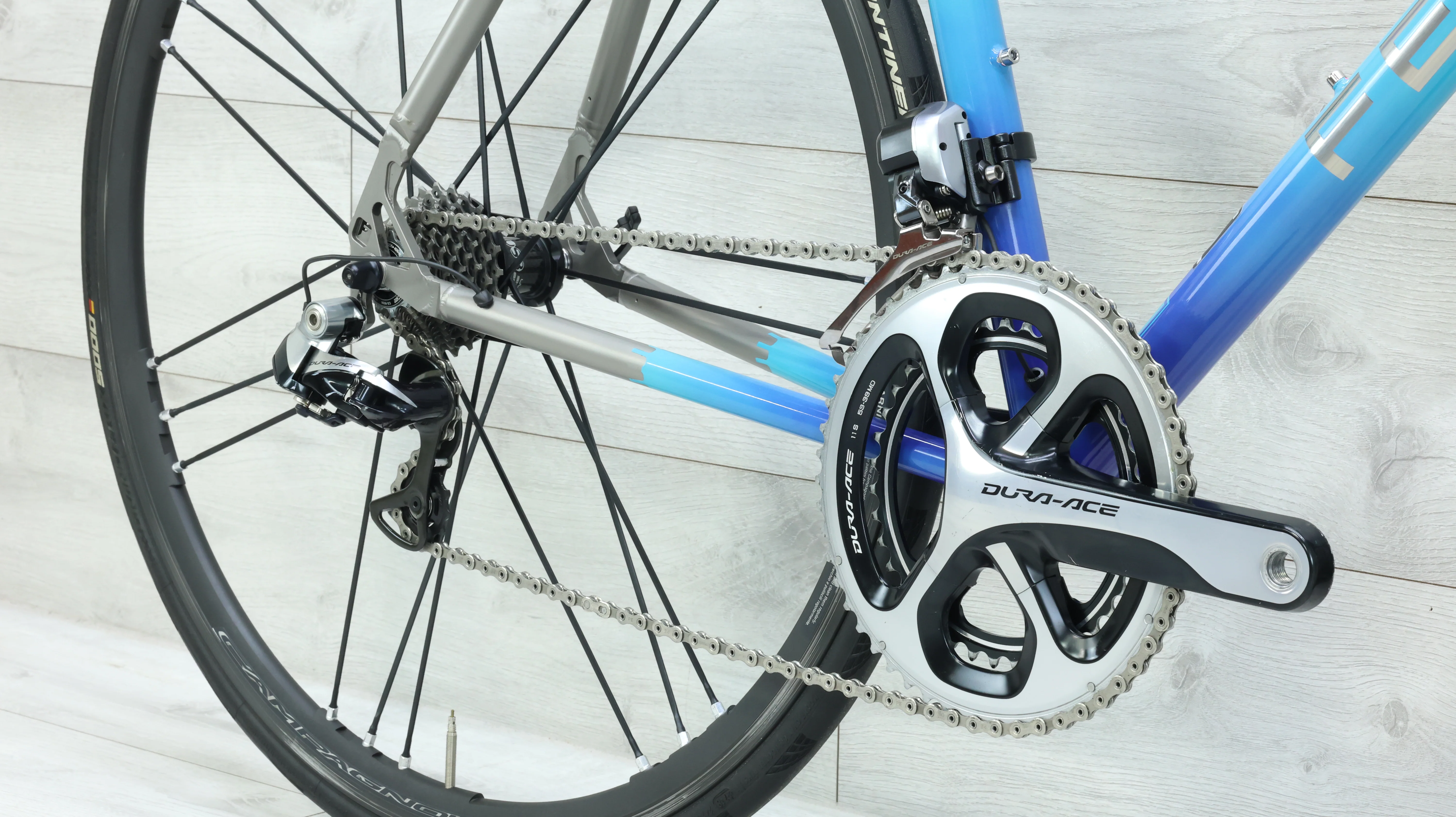 2015 Festka Asphalt Dura-Ace Di2 Titanium Road Bike - 55cm - Image 6