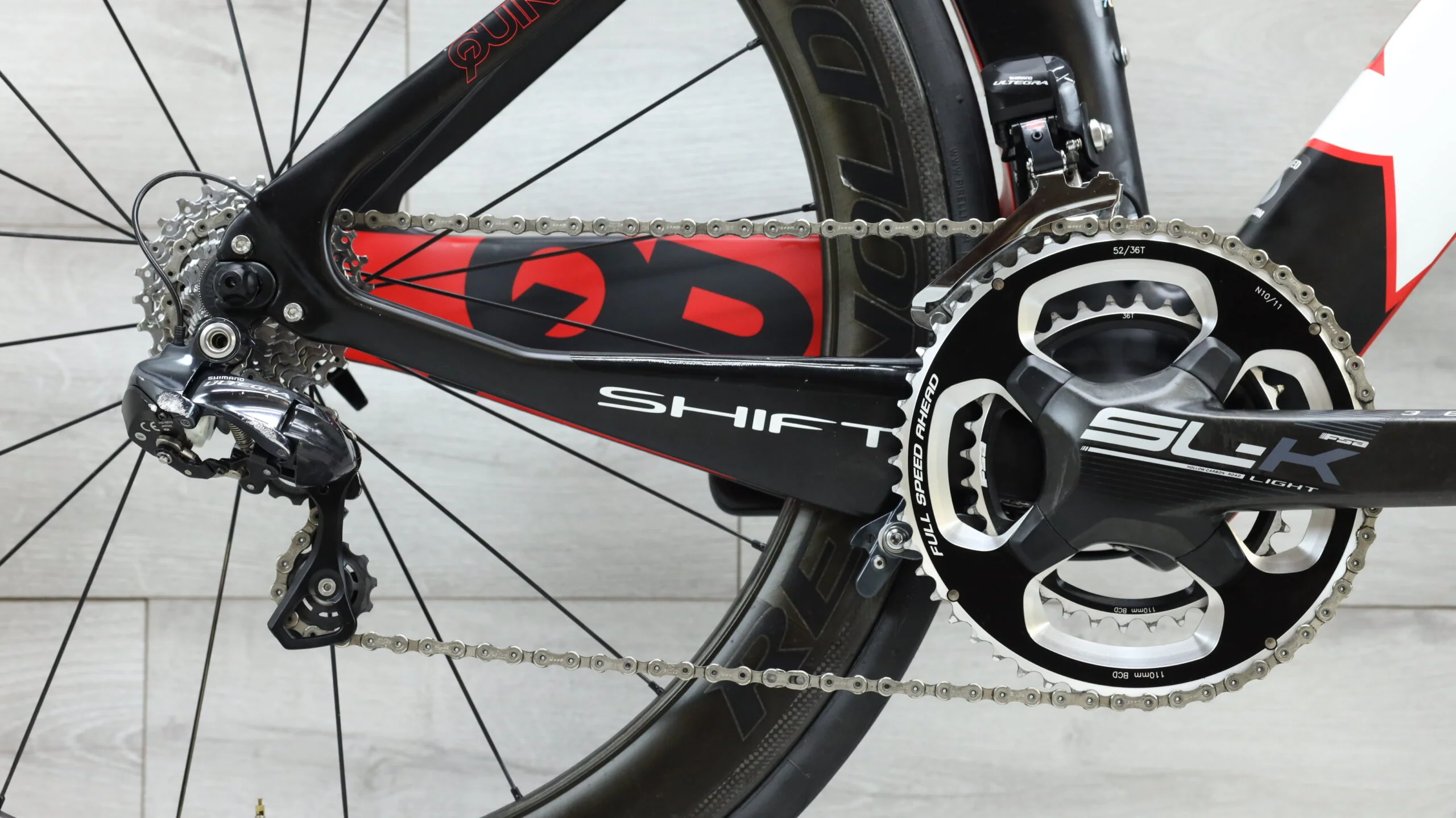 2015 Quintana Roo PRsix Ultegra Di2 Race Triathlon Bike - 48cm - Image 4
