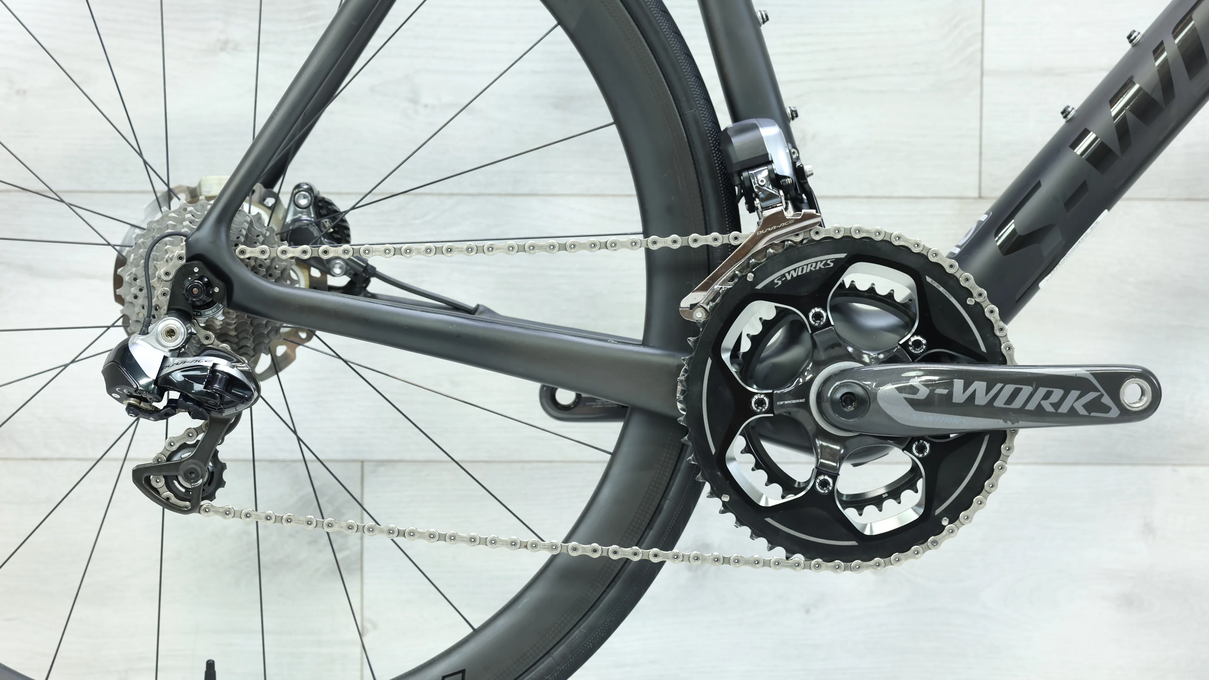 2015 Specialized S-Works Tarmac Di2 Disc Road Bike - 58cm - Image 5