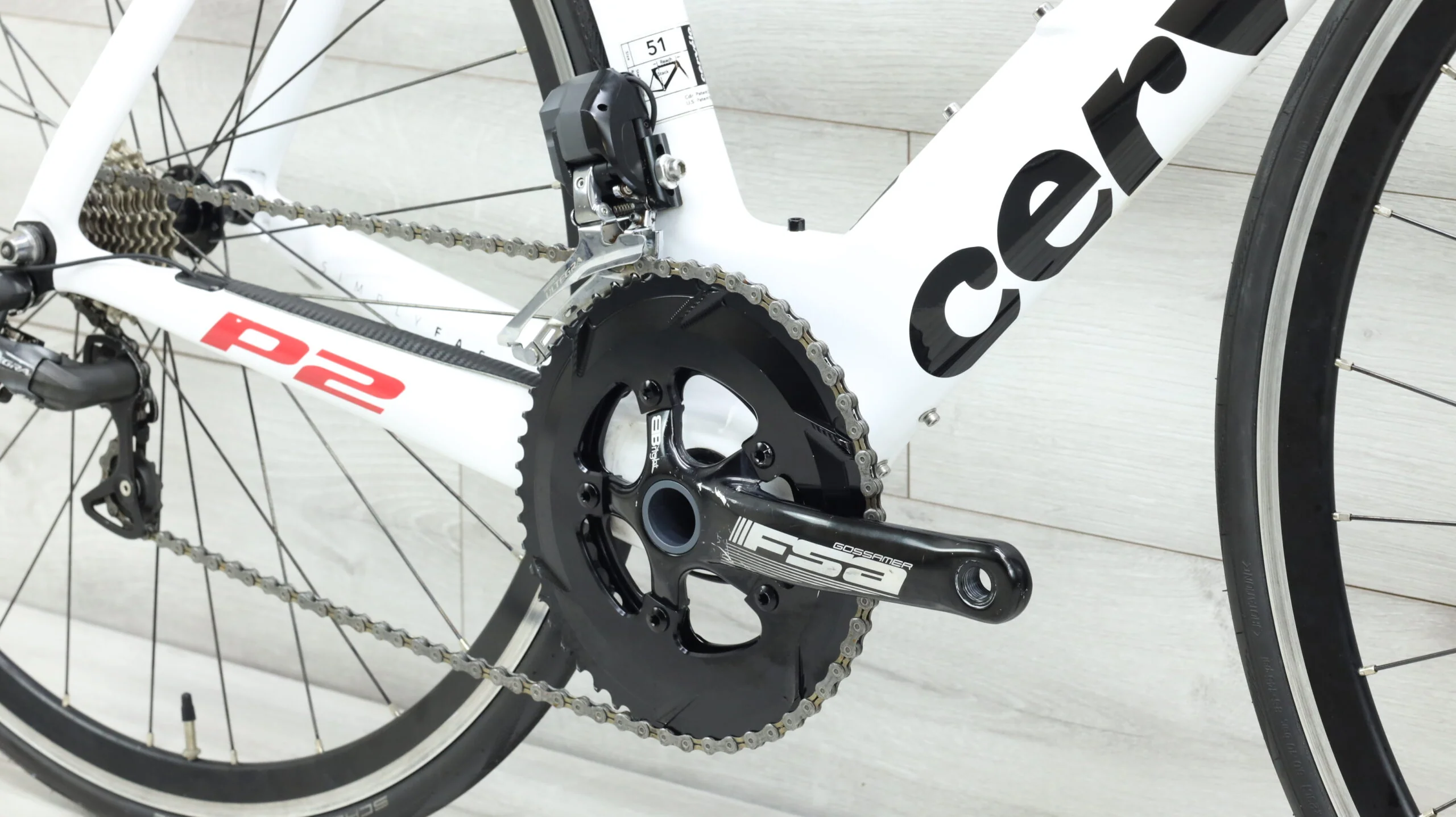 2016 Cervelo P2 Ultegra Di2  Time Trial Bike - 51cm - Image 5