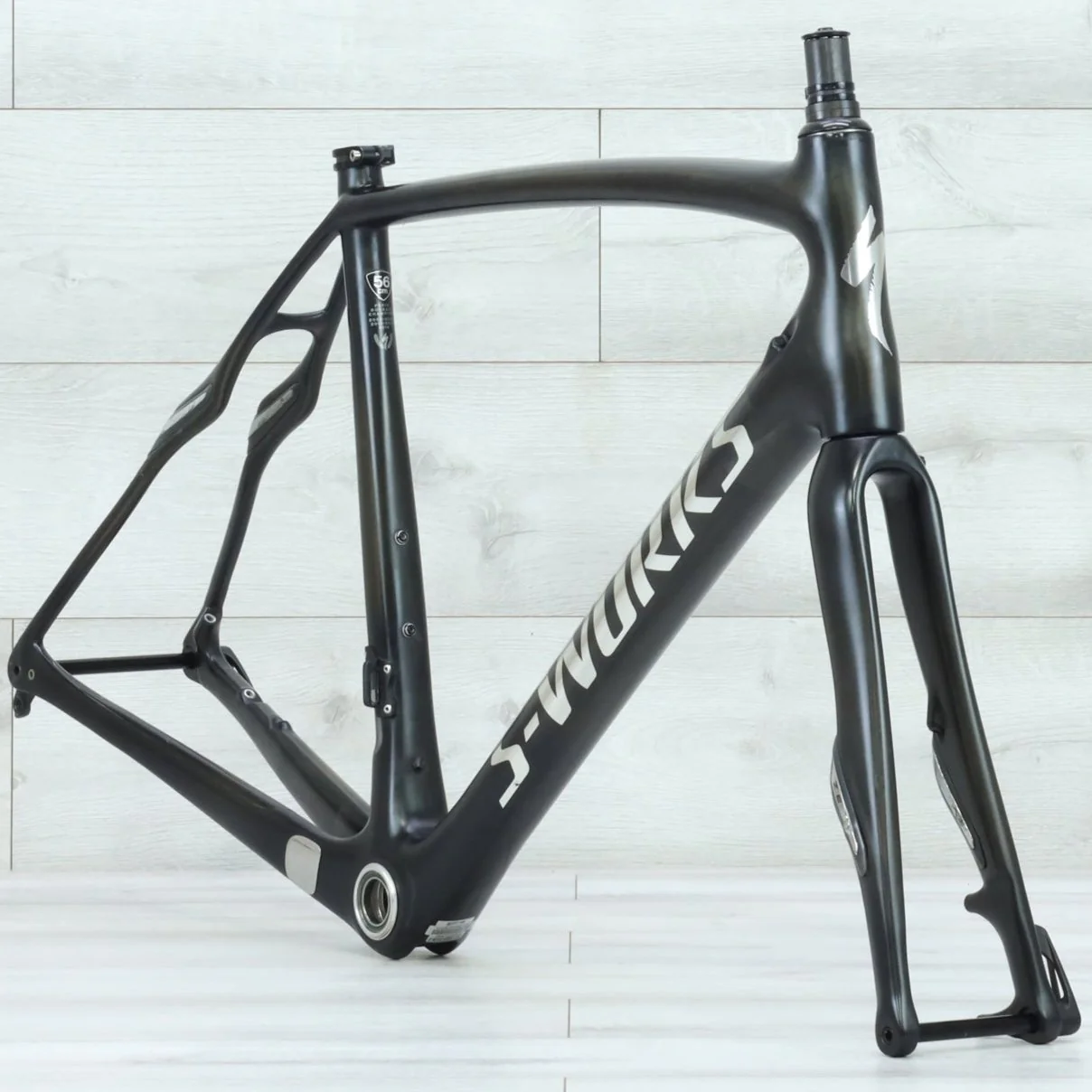 2016 Specialized S-Works Roubaix SL4 Disc Road Bike Frameset - 56cm - Image 2