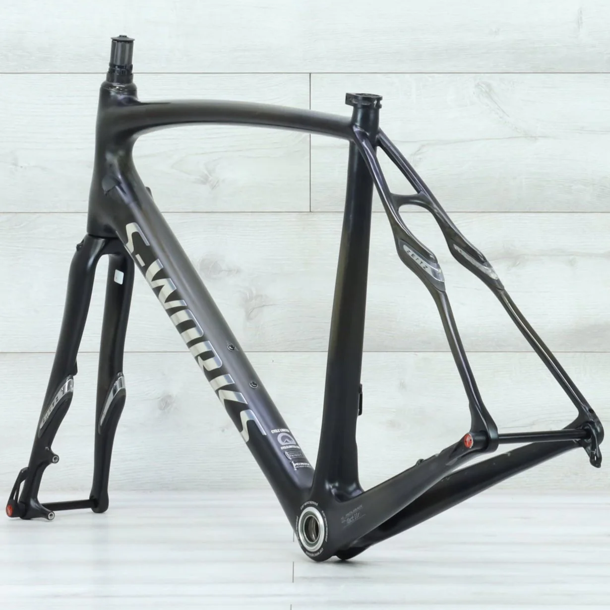 2016 Specialized S-Works Roubaix SL4 Disc Road Bike Frameset - 56cm - Image 6
