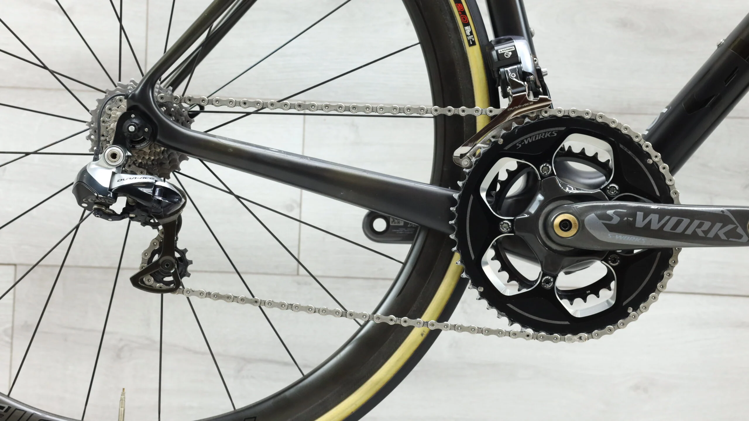 2016 Specialized S-Works Tarmac Di2 Road Bike - 52cm - Image 4