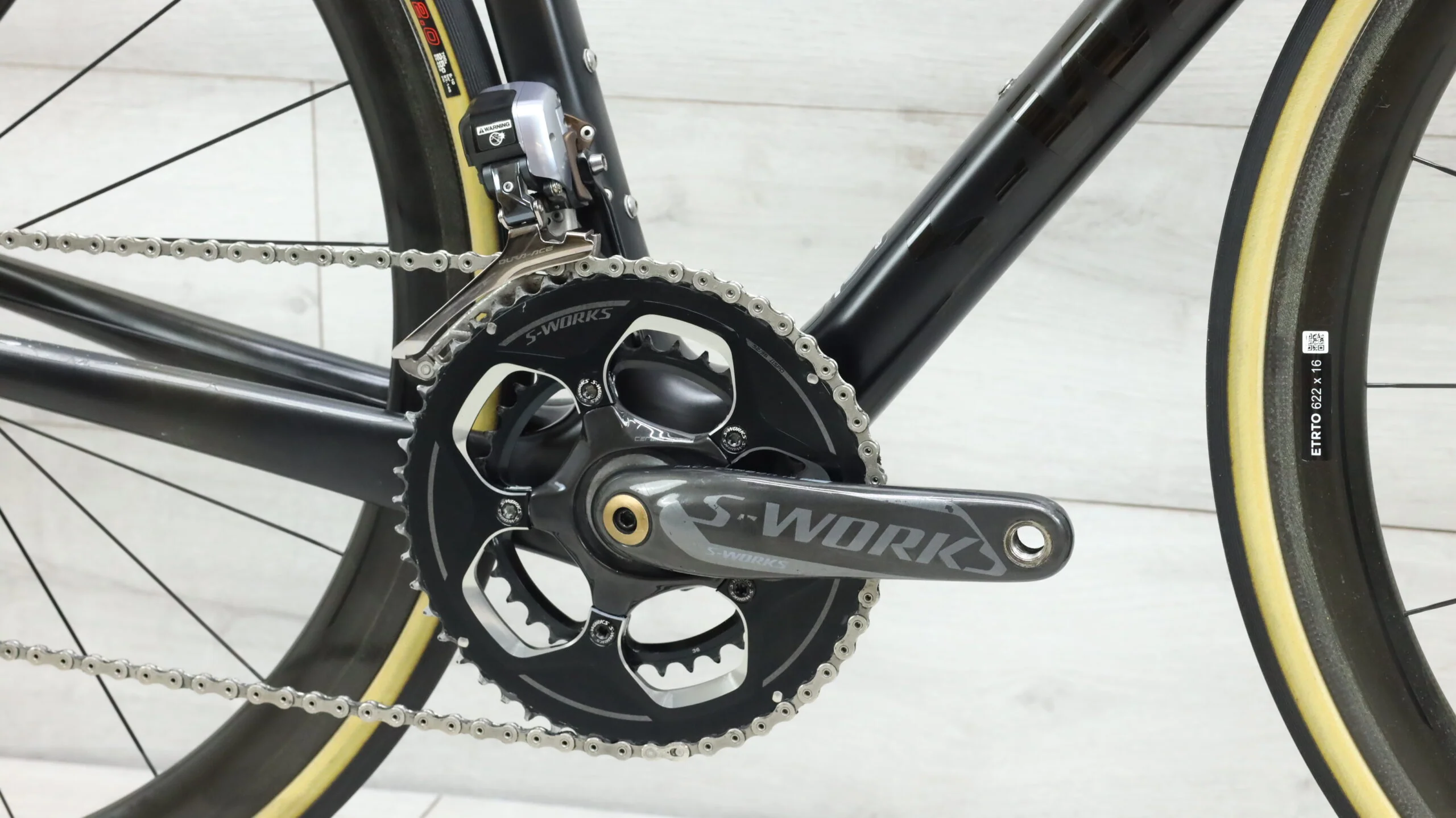 2016 Specialized S-Works Tarmac Di2 Road Bike - 52cm - Image 5