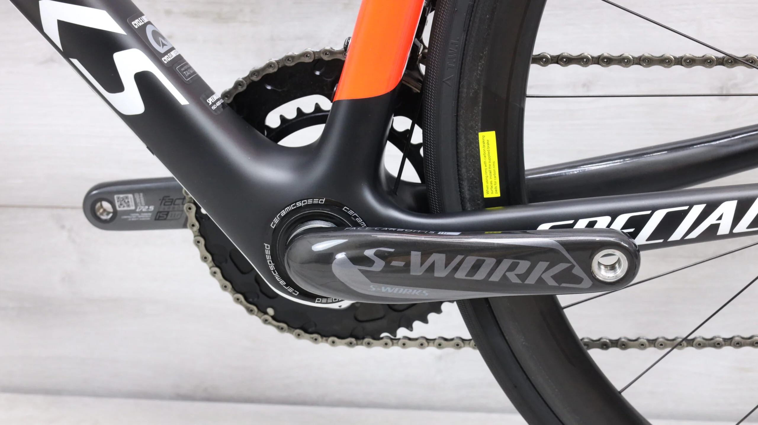 Specialized S-Works Tarmac Dura-Ace Road Bike - 2016, 56cm - Image 6
