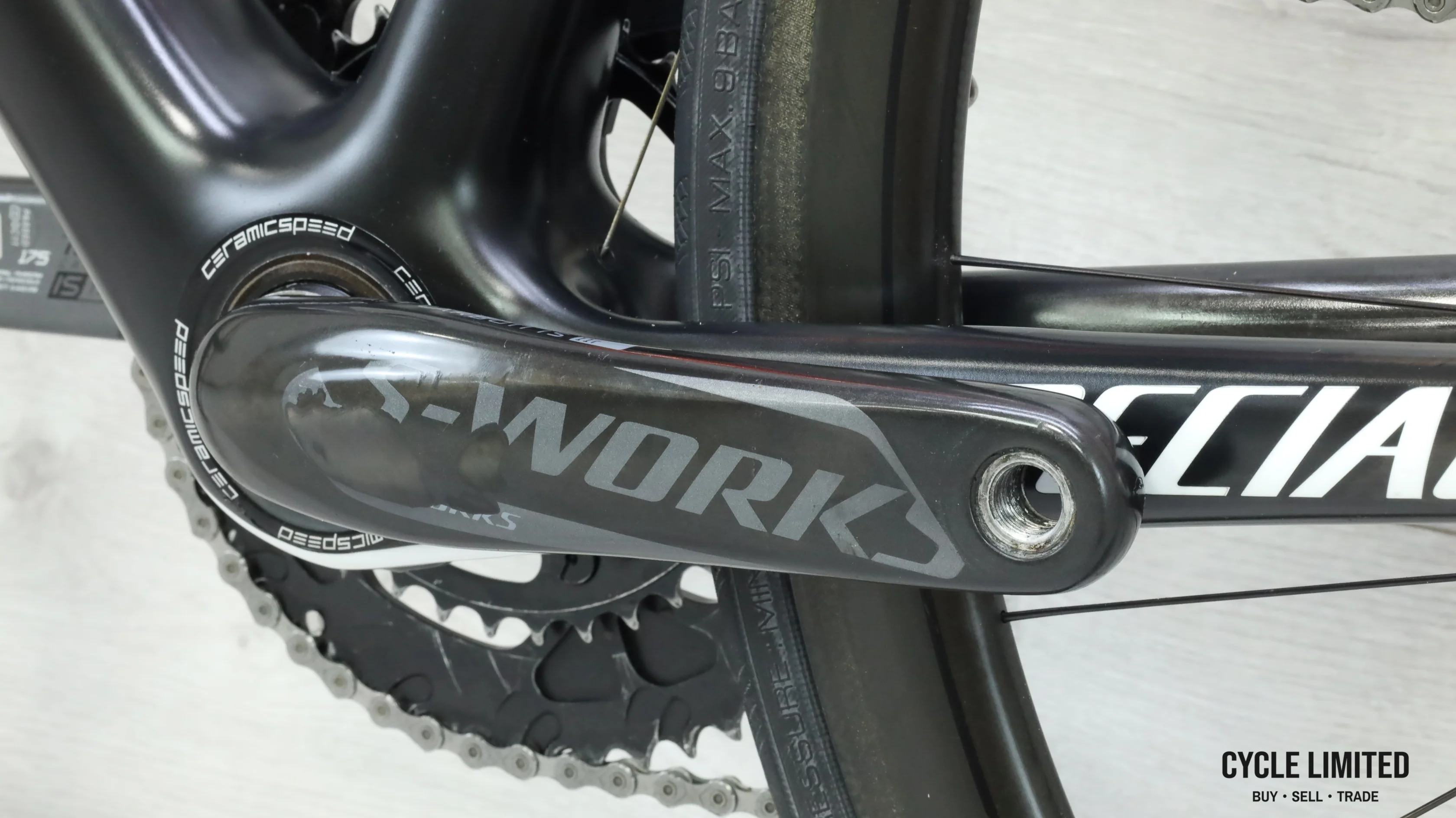 2016 Specialized S-Works Tarmac Dura-Ace Road Bike - 58cm - Image 6