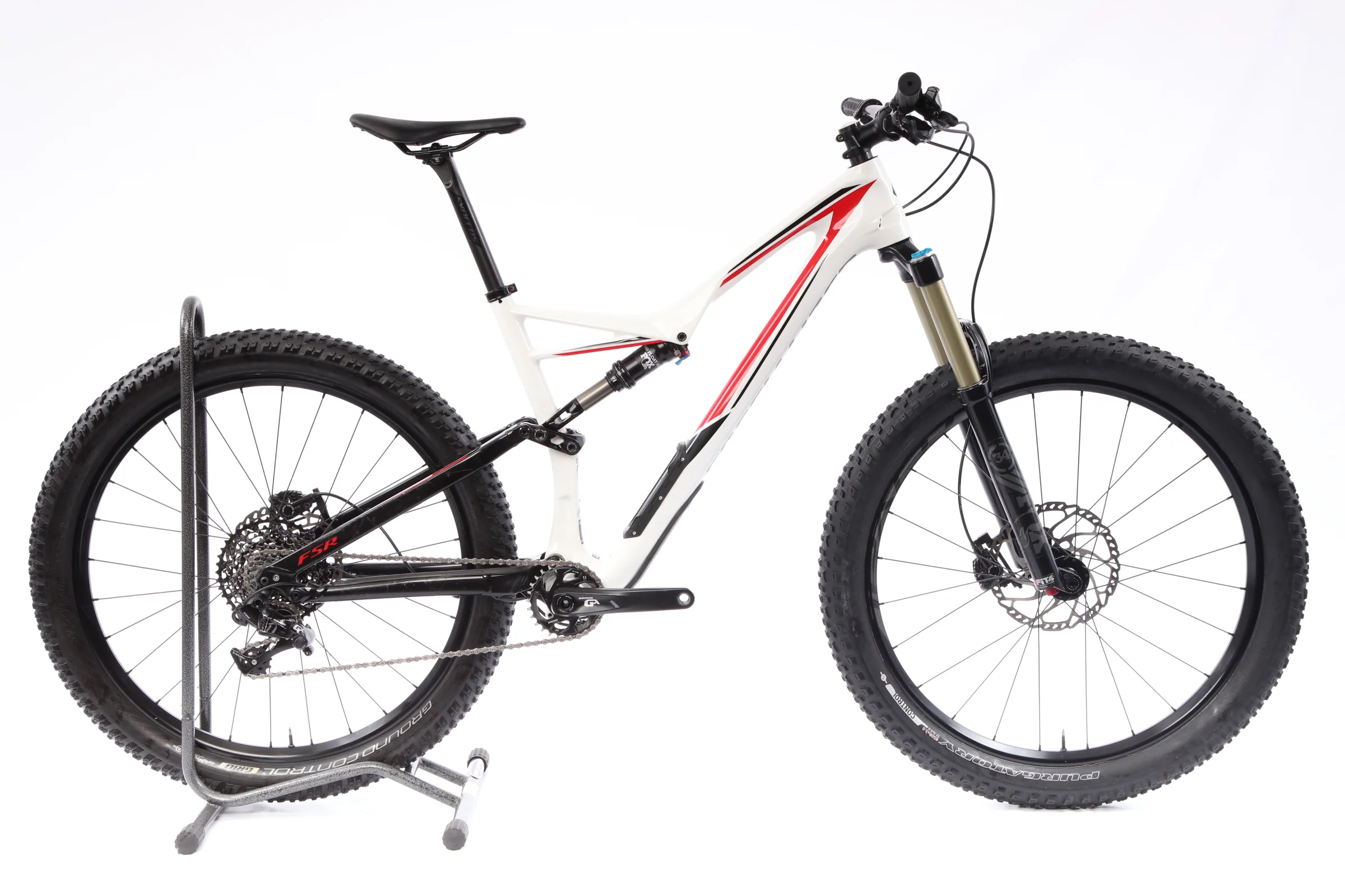 2016 Specialized Stumpjumper FSR Comp Carbon 6Fattie  Mountain Bike - Large
