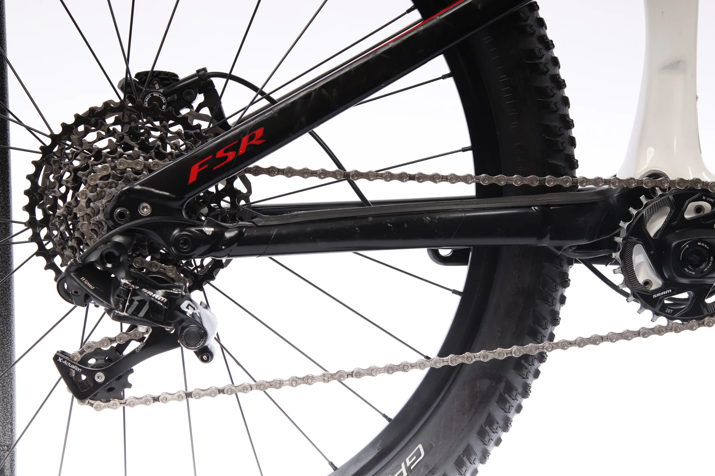 2016 Specialized Stumpjumper FSR Comp Carbon 6Fattie  Mountain Bike - Large - Image 10
