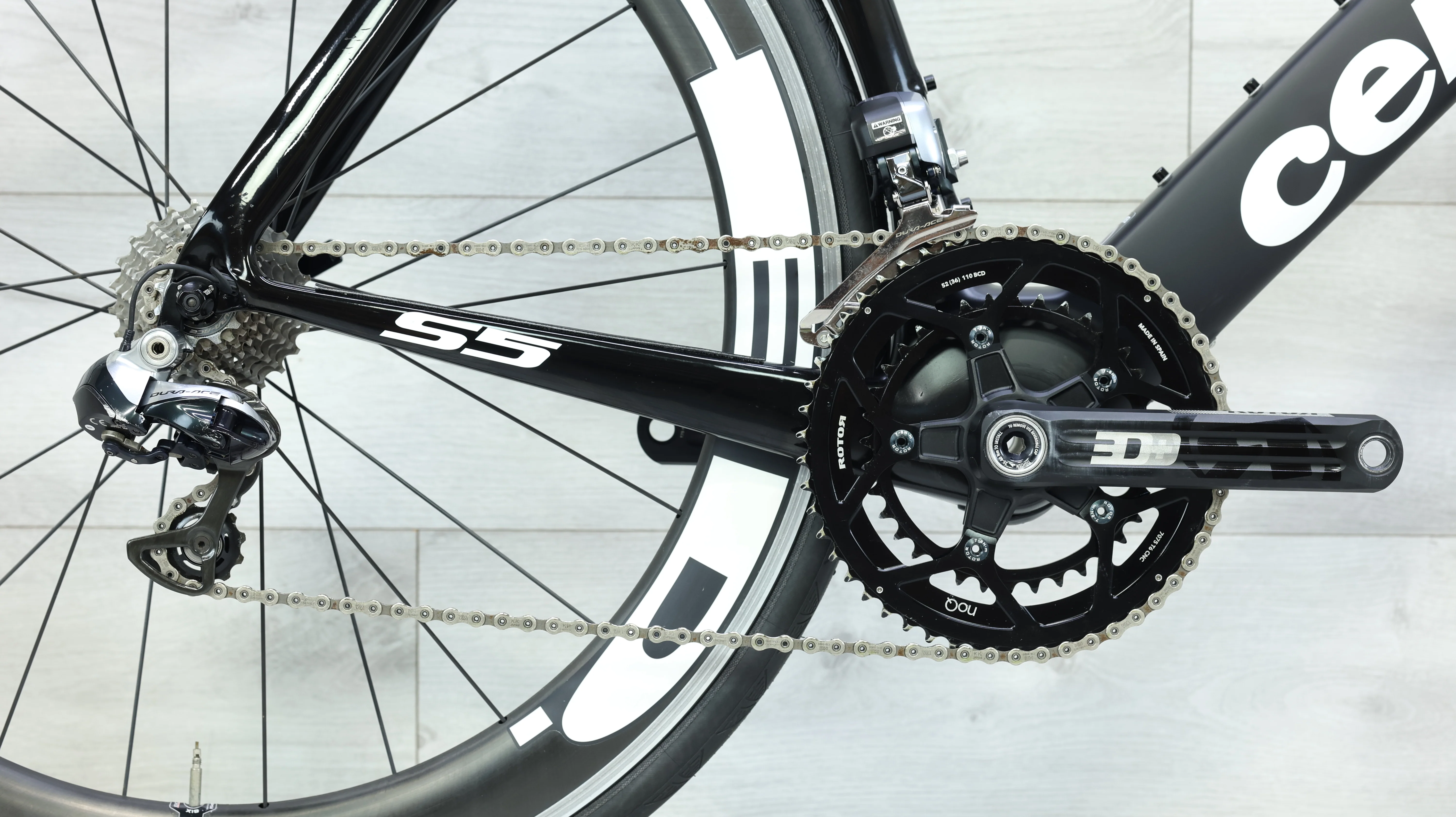2017 Cervelo S5 Dura-Ace Di2 Road Bike - 61cm - Image 5