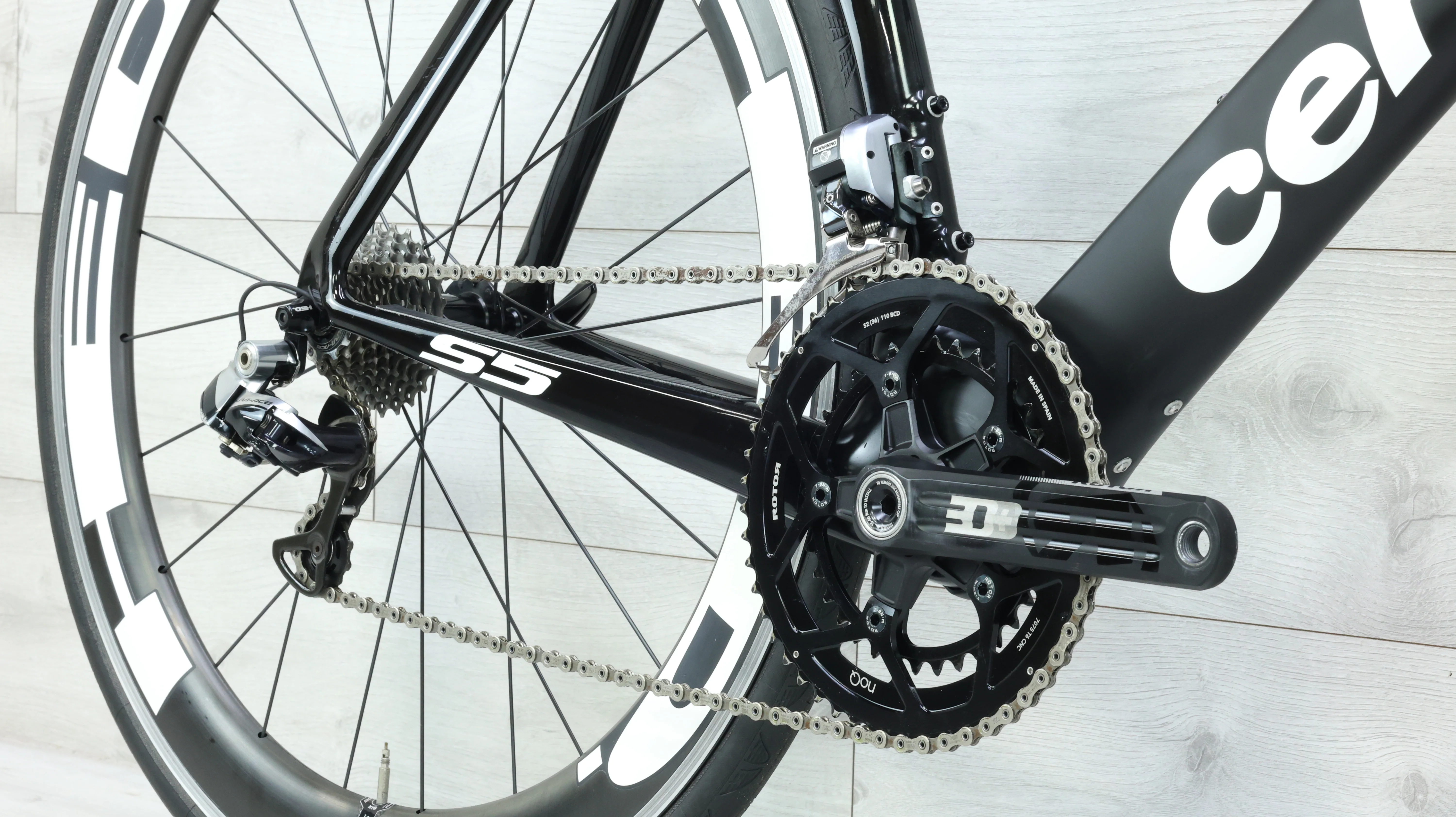 2017 Cervelo S5 Dura-Ace Di2 Road Bike - 61cm - Image 6