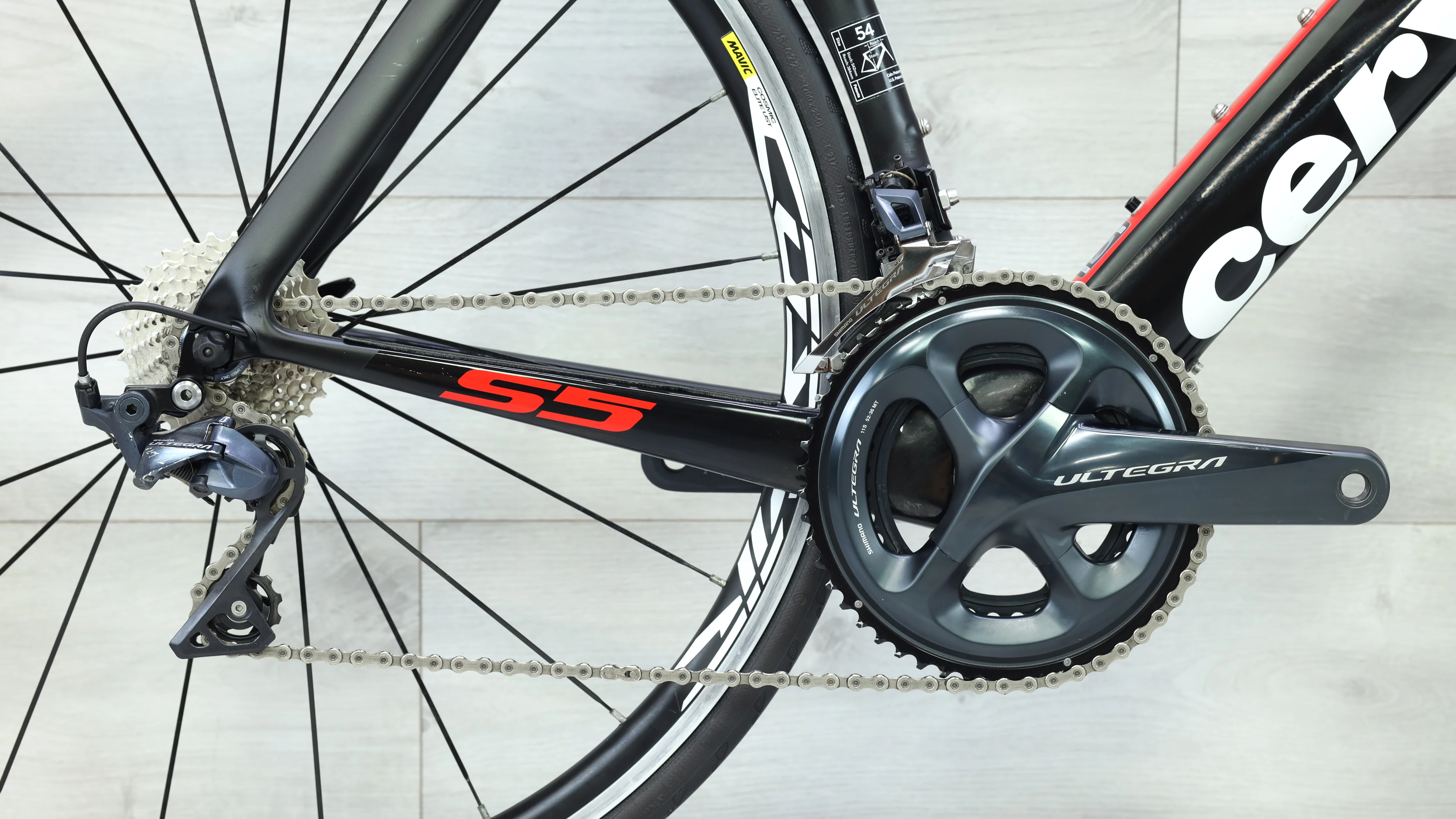 2018 Cervelo S5 Ultegra Road Bike - 54cm - Image 4