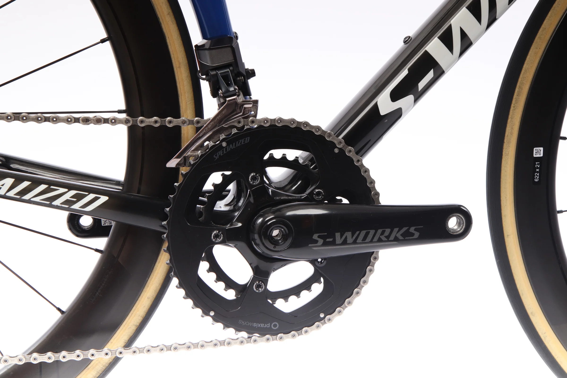 2019 Specialized S-Works Tarmac Deceuninck Quick-Step  Road Bike - 54cm - Image 4