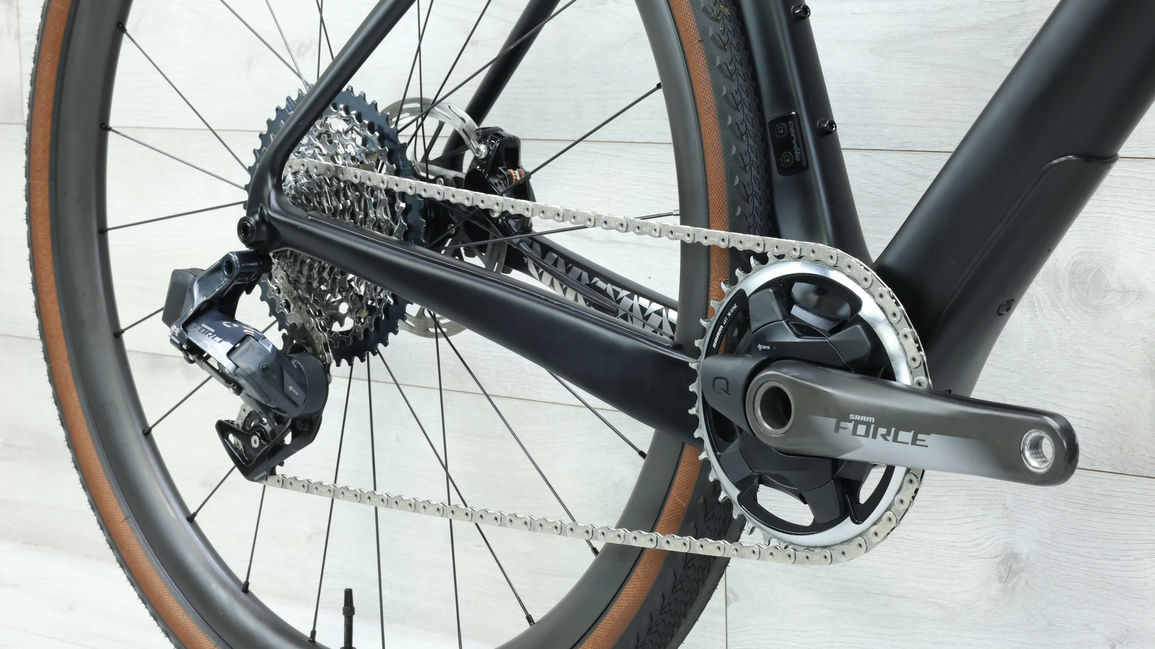 2023 Cervelo Aspero-5 Force XPLR eTap AXS 1 Gravel Bike - 54cm - Image 6