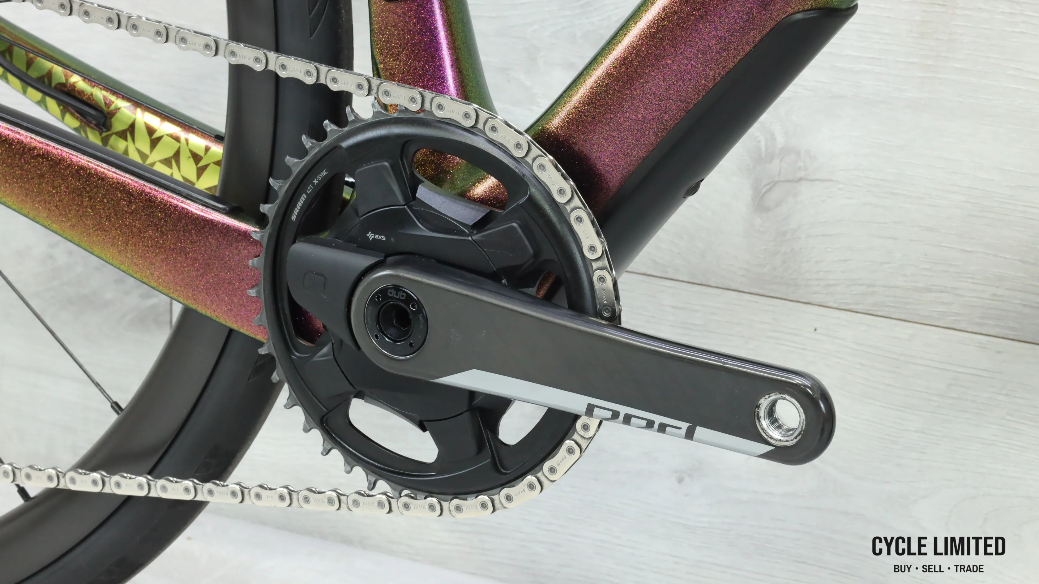 2023 Cervelo Aspero-5 Red XPLR eTap AXS 1 Gravel Bike - 51cm - Image 5