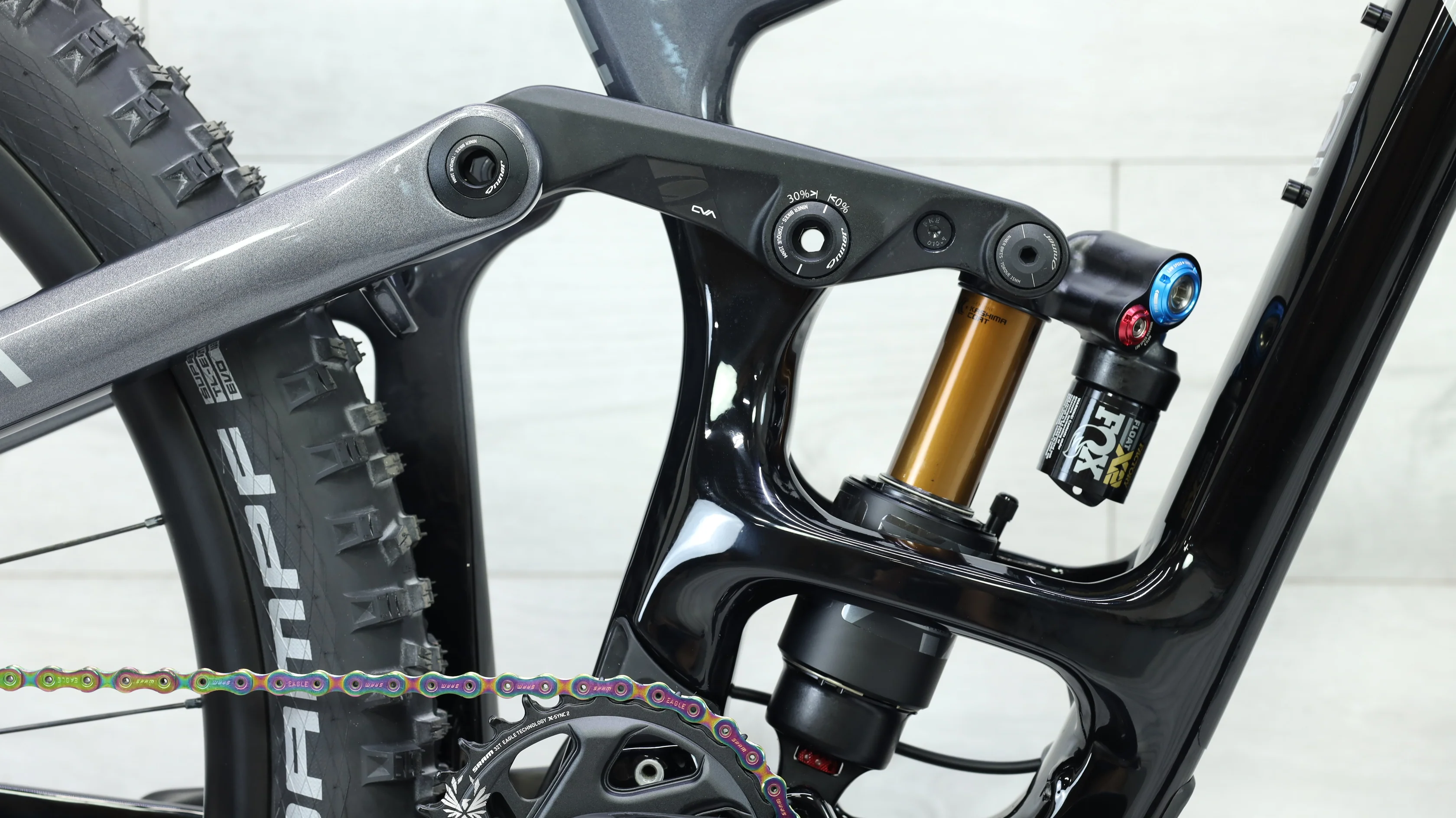 2023 Niner WFO 9 RDO 5-STAR SRAM X01 AXS LTD Mountain Bike - Medium - Image 9