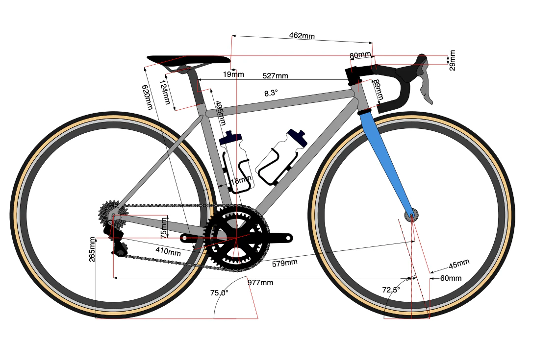 2023 Scarab Letras Road Bike - 50cm - Image 14