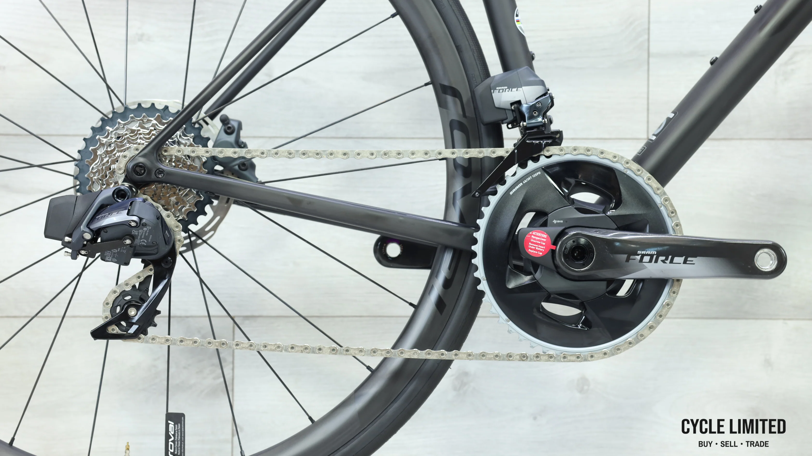 2023 Specialized Aethos Pro SRAM Force eTap AXS Road Bike - 52cm - Image 4