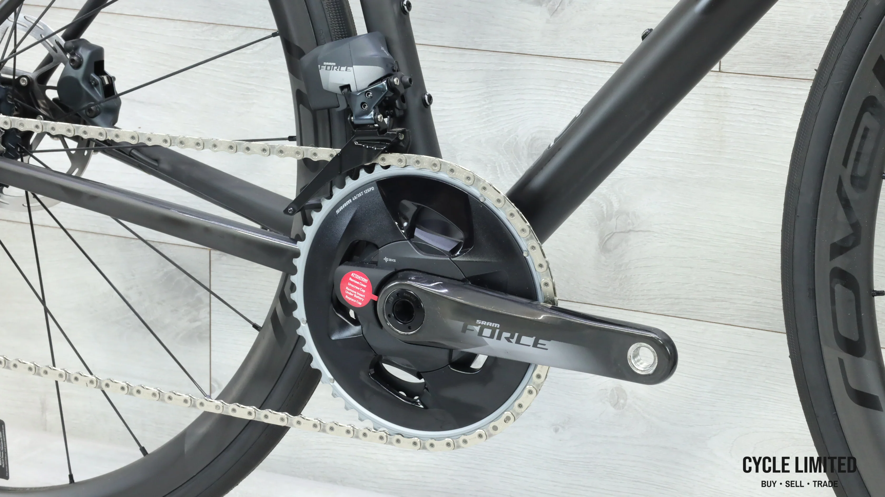2023 Specialized Aethos Pro SRAM Force eTap AXS Road Bike - 52cm - Image 5