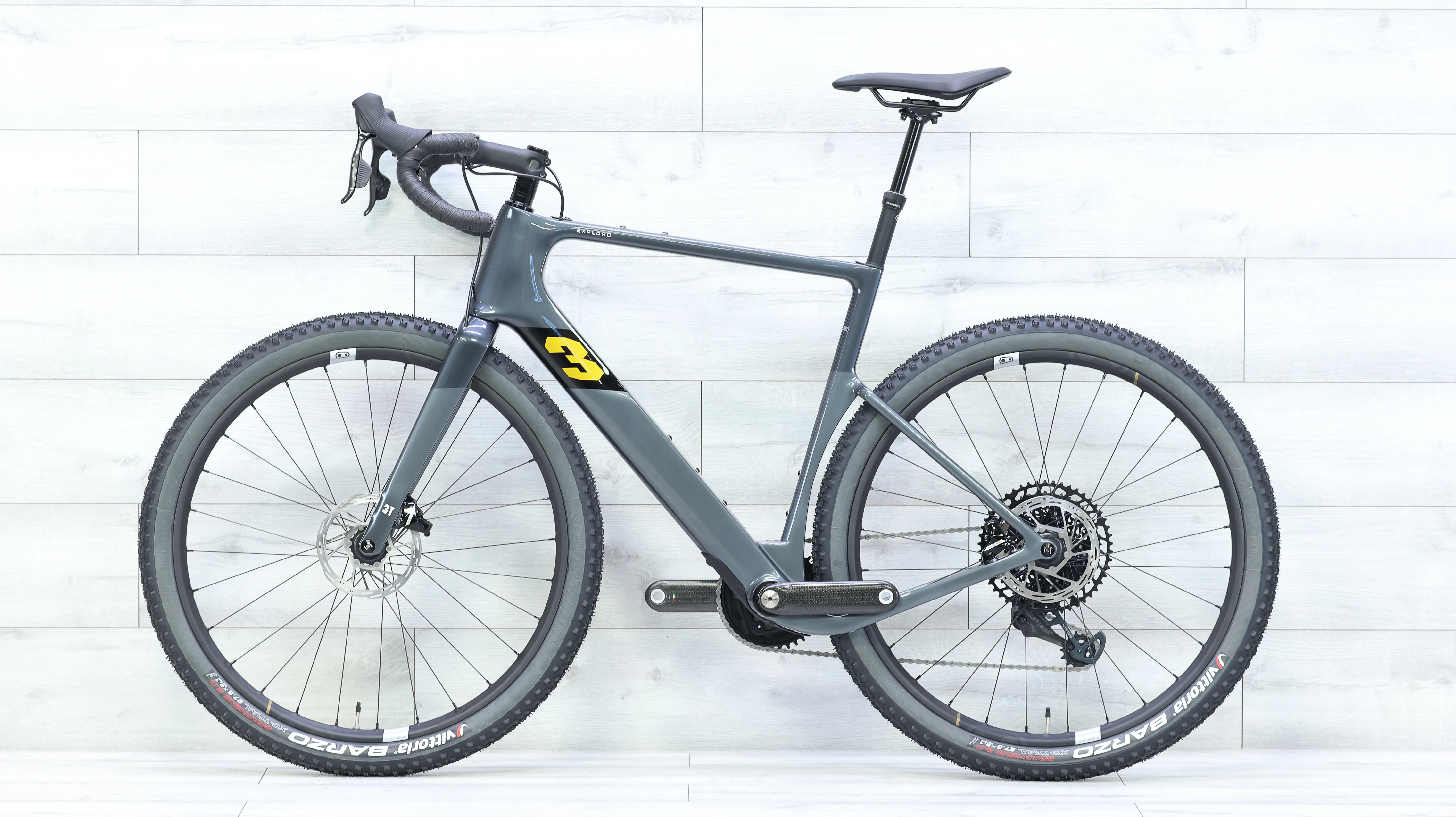 2024 3T Exploro Ultra Force D2 Eagle AXS Crankbrothers Edition Gravel Bike - 56cm - Image 2