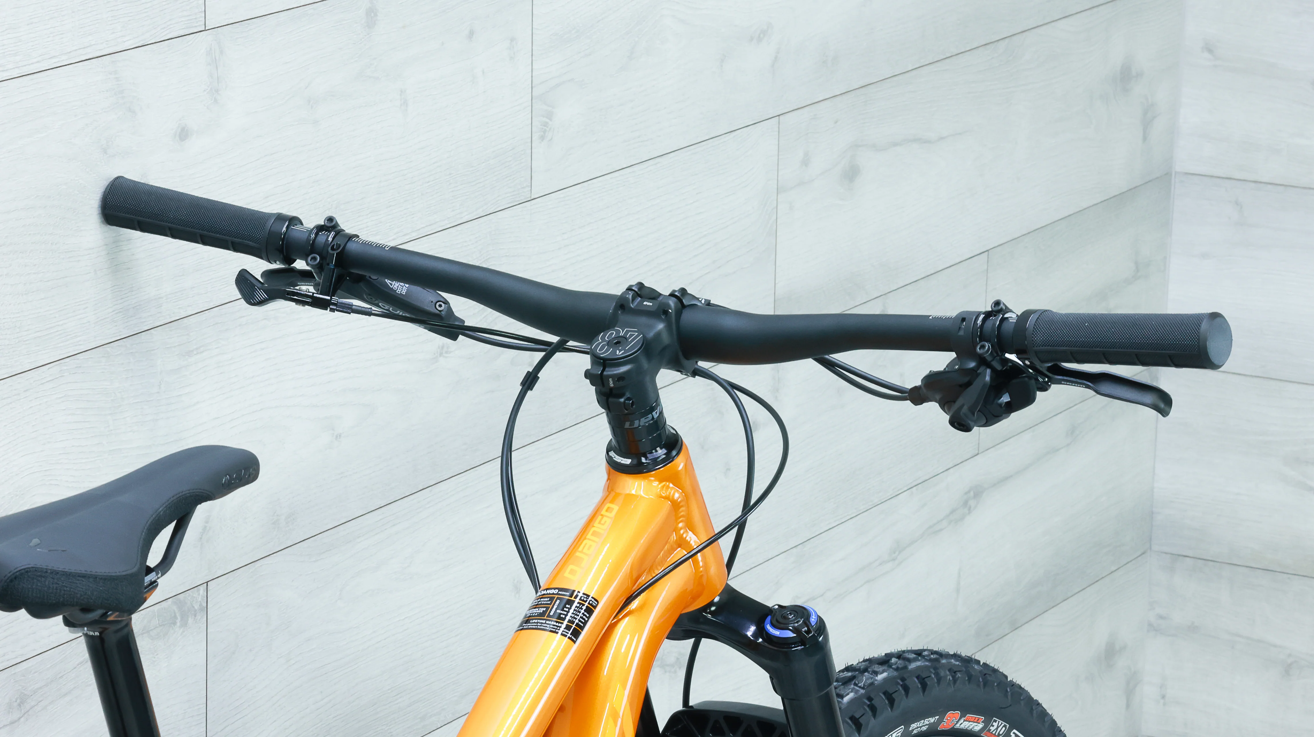 2024 Devinci Django A29 NX 12s Dream Orange Mountain Bike - Image 12
