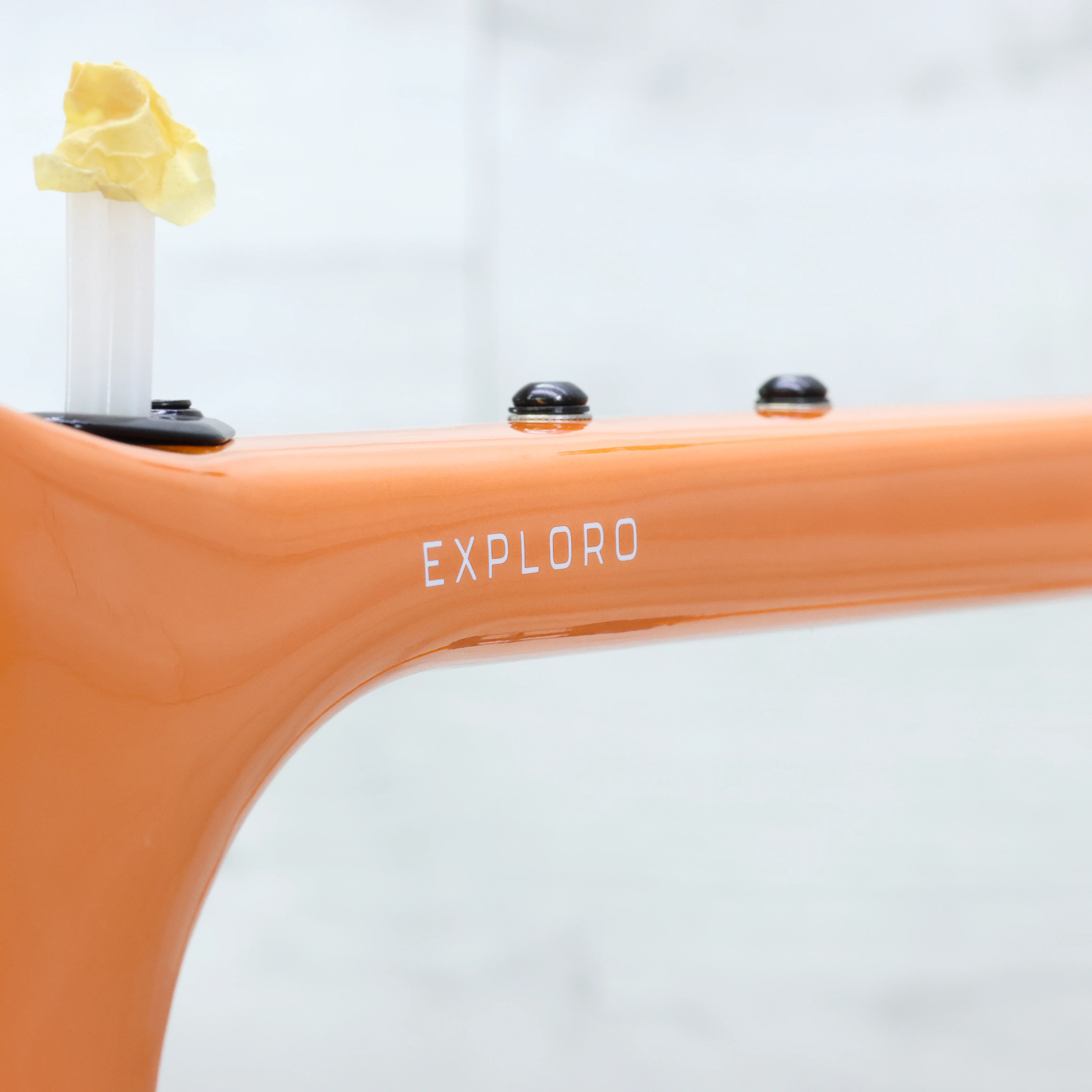 3T Exploro Racemax Gravel Bike Frameset Orange/Grey - Image 7