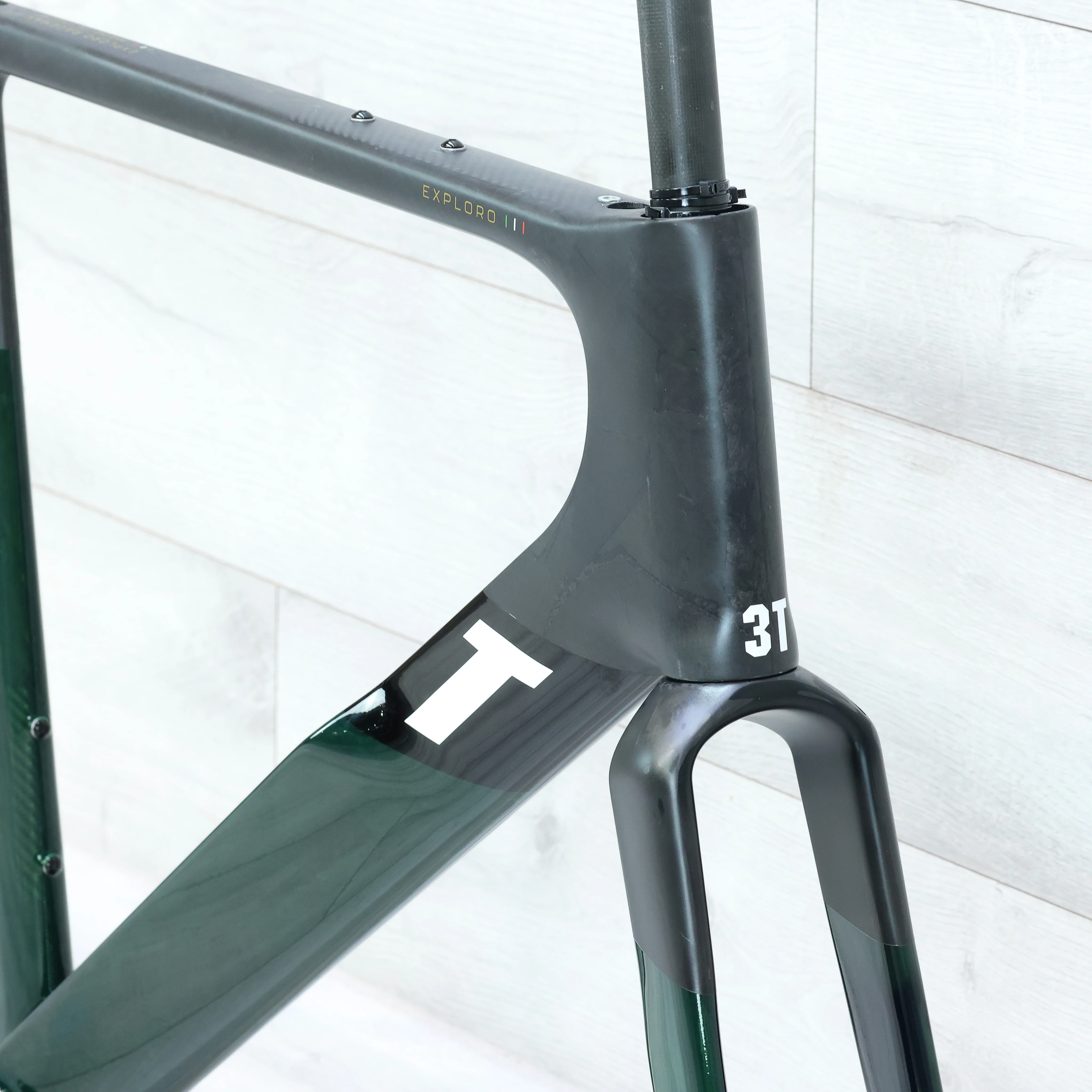 3T Exploro RaceMax Italia Verde Gravel Frameset - 56cm - Image 6