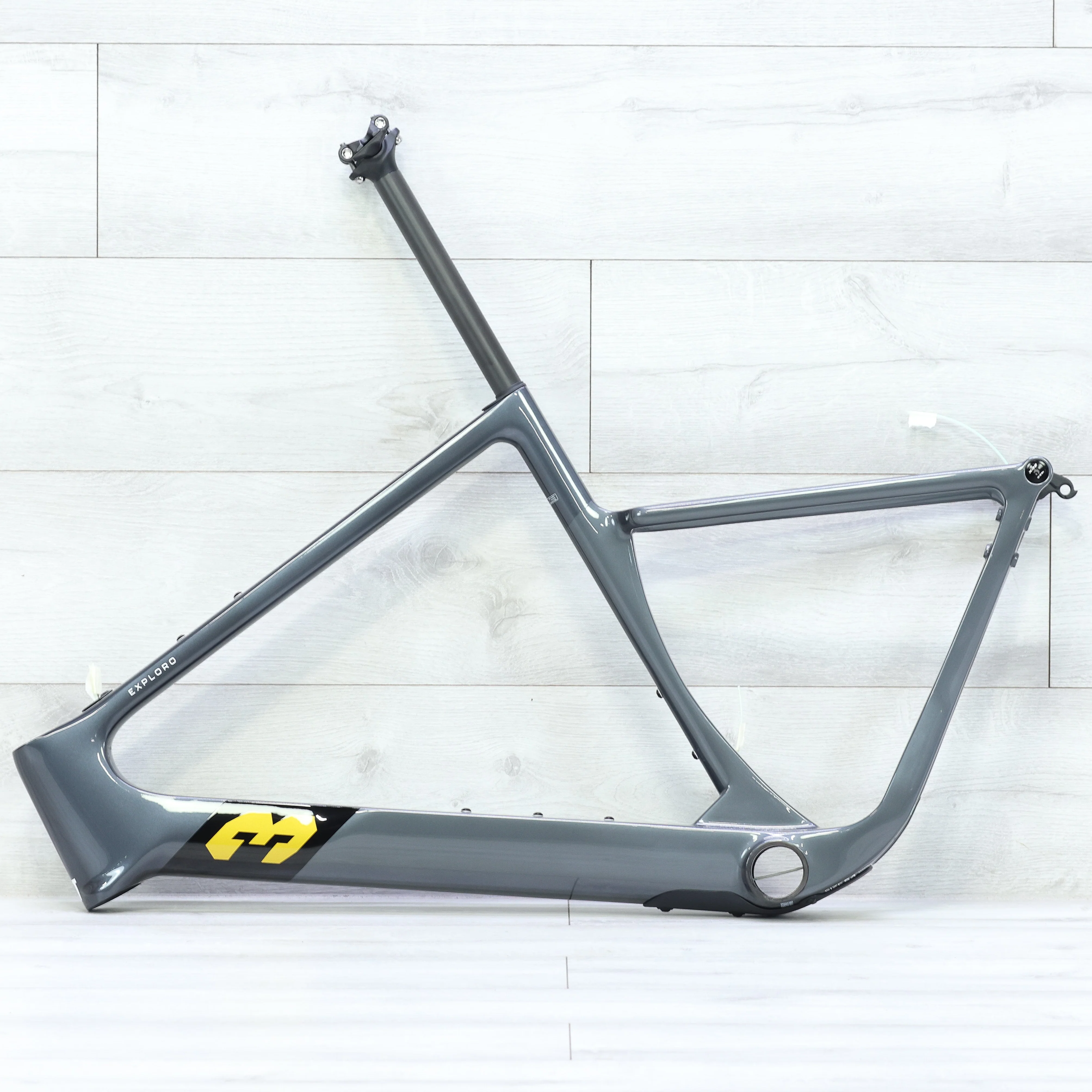 3T Exploro Ultra Gravel Bike Frameset Black/Glossy Without Fork - Image 2