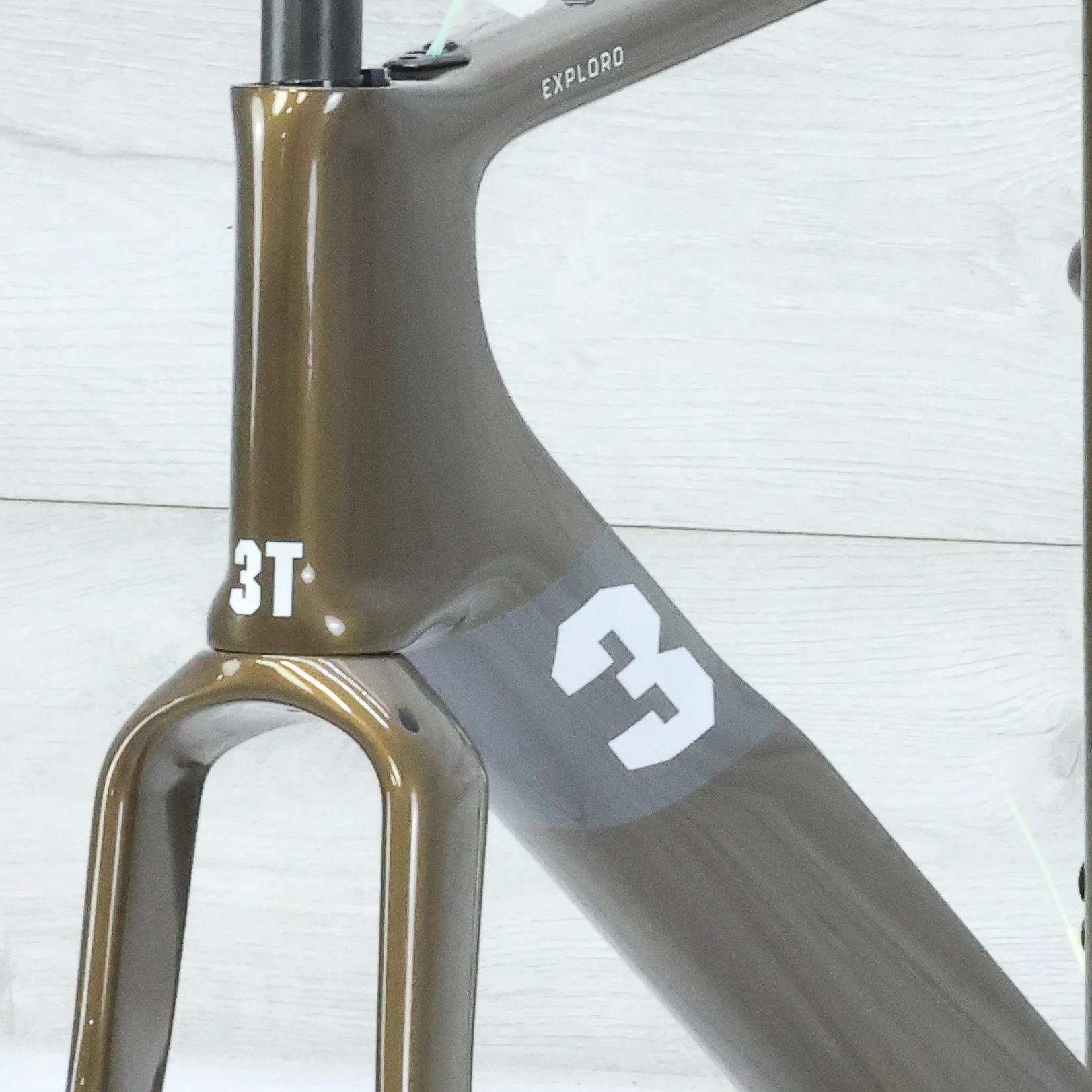 3T Exploro Ultra Gravel Bike Frameset Coffee - Image 6