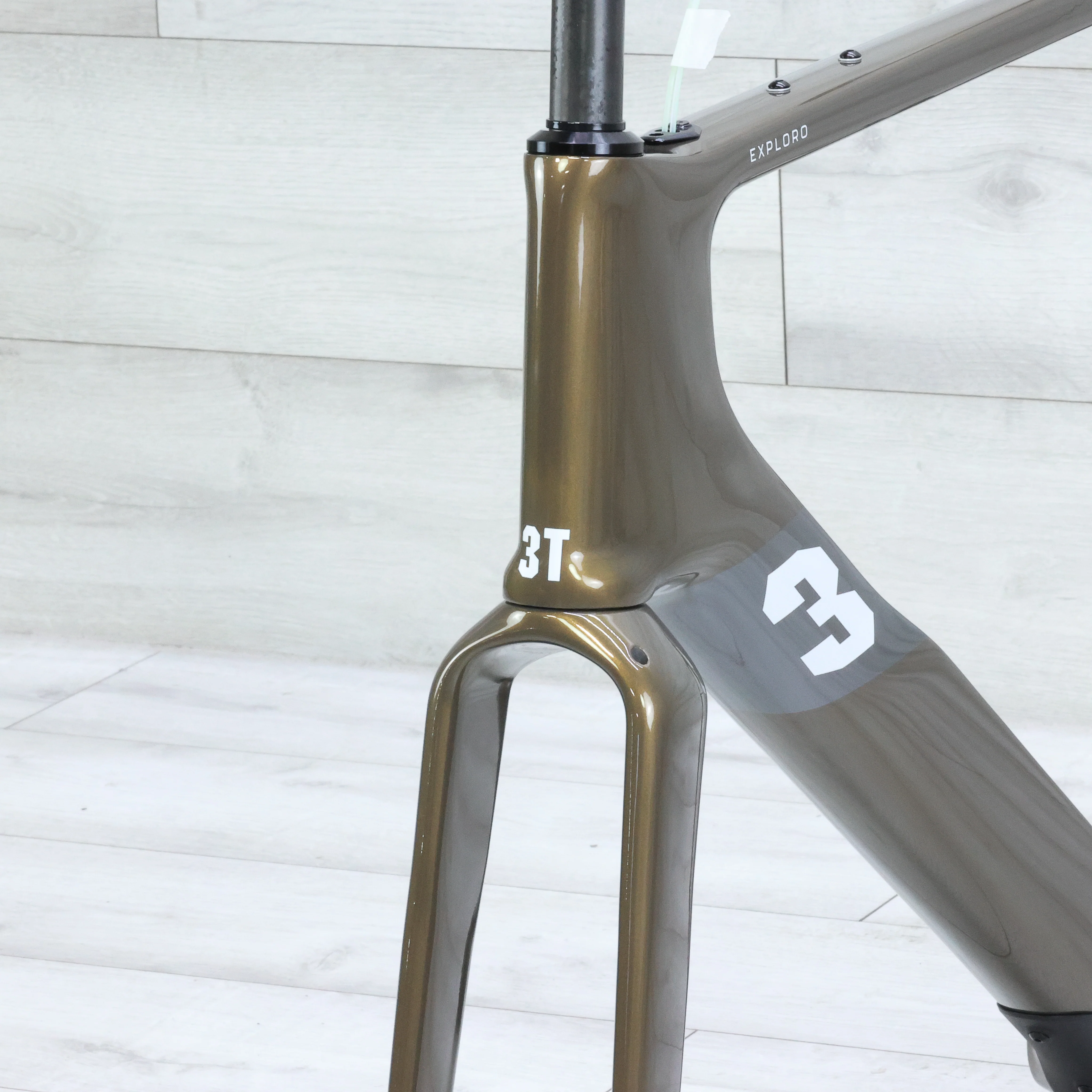 3T Exploro Ultra Gravel Bike Frameset Coffee - Image 5