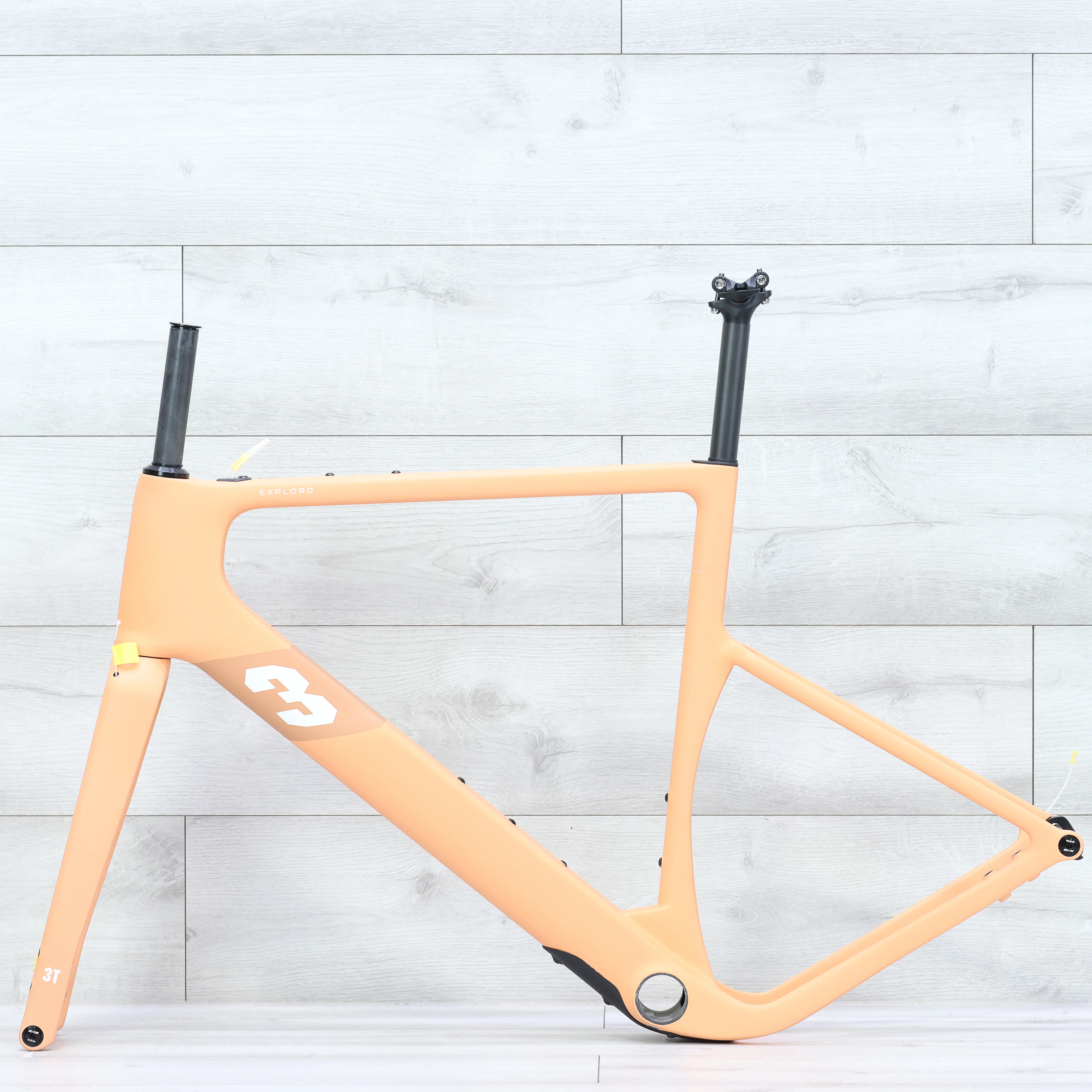 3T Exploro Ultra Gravel Bike Frameset Terracotta - Image 2