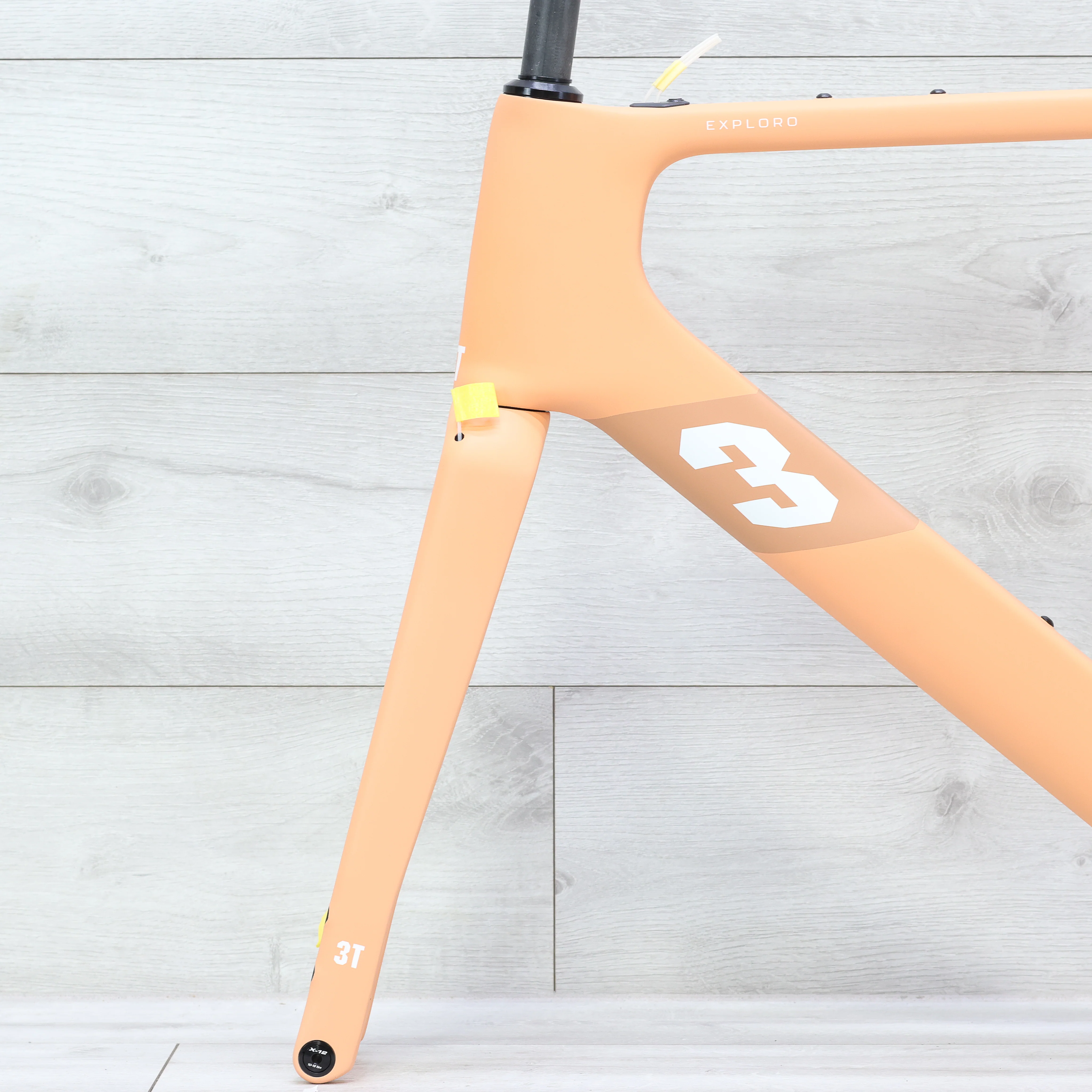 3T Exploro Ultra Gravel Bike Frameset Terracotta - Image 6