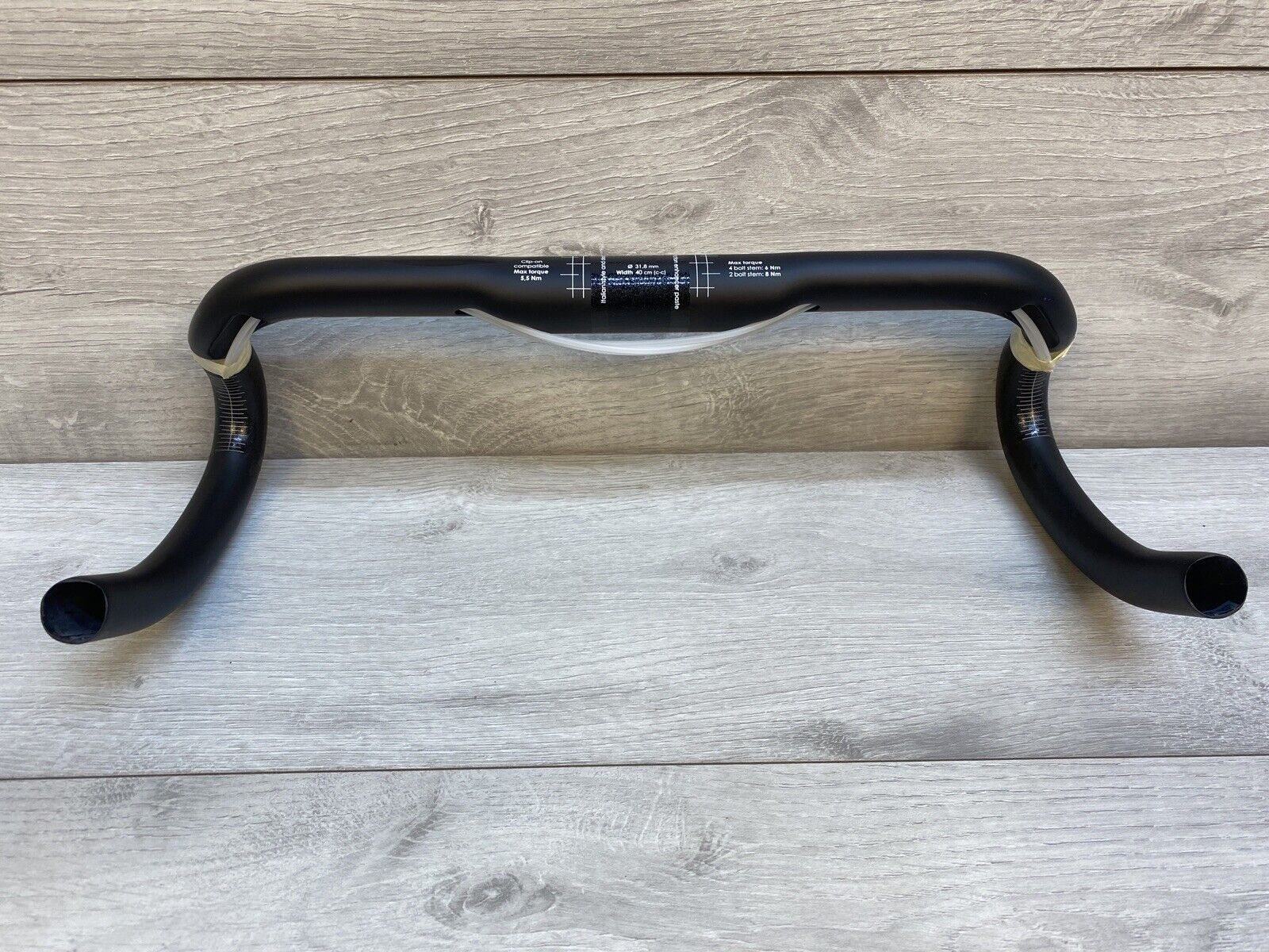 3T Ergonova Team Stealth Carbon Fiber Handlebar 40cm 31.8mm - Image 5