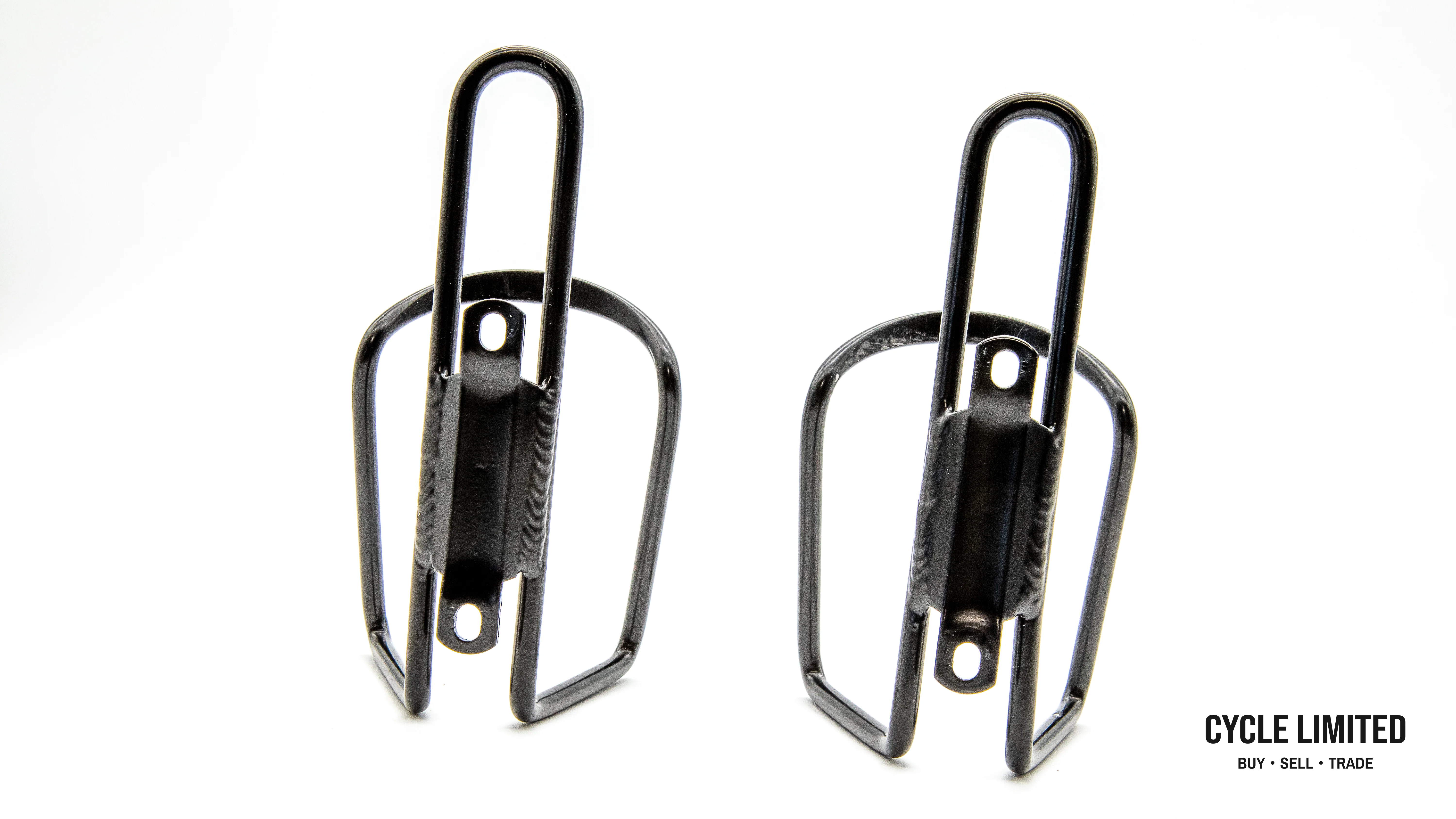 Aluminum Bottle Cages Pair Black 124g - Image 3