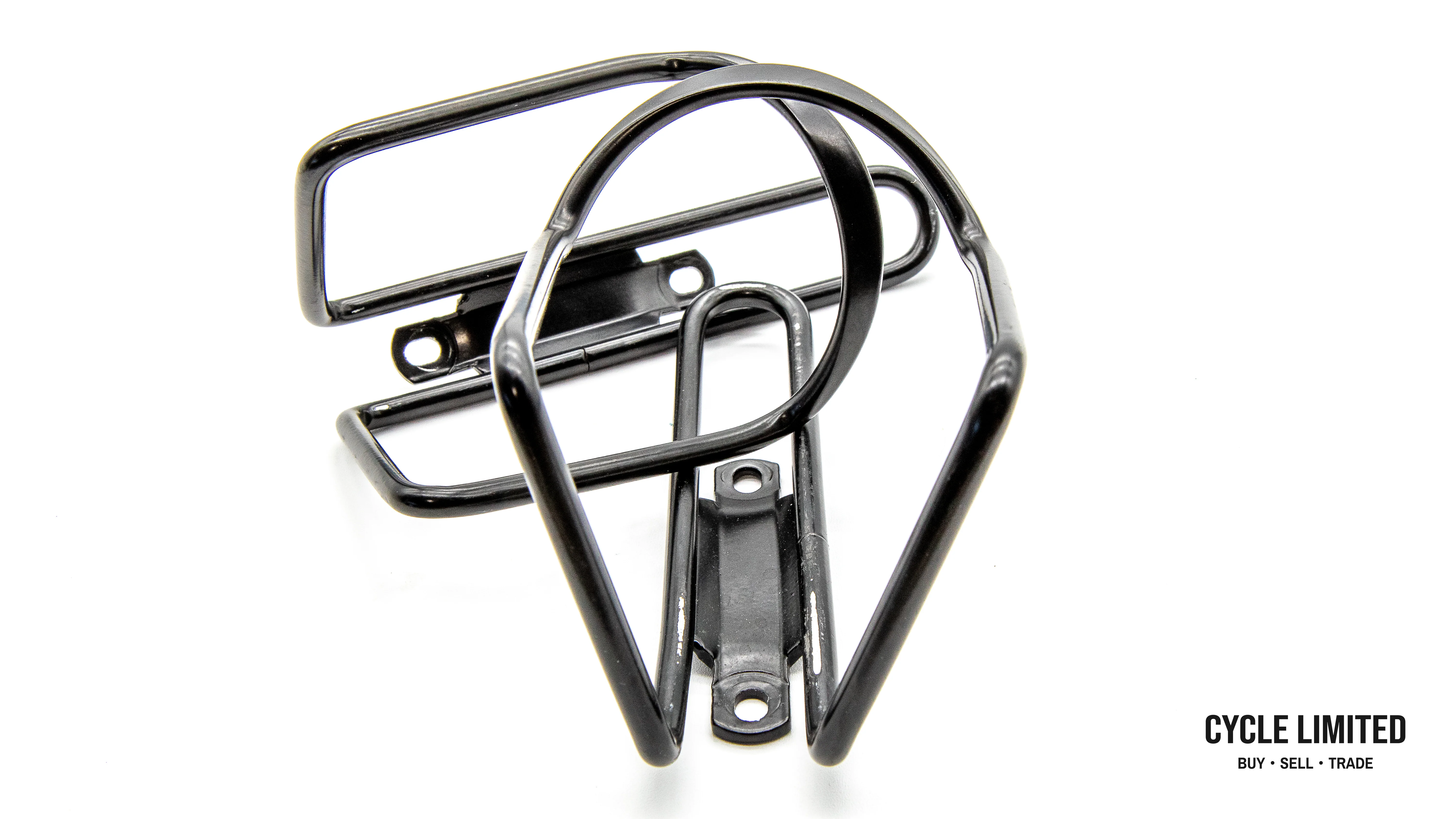 Aluminum Bottle Cages Pair Black 124g - Image 4