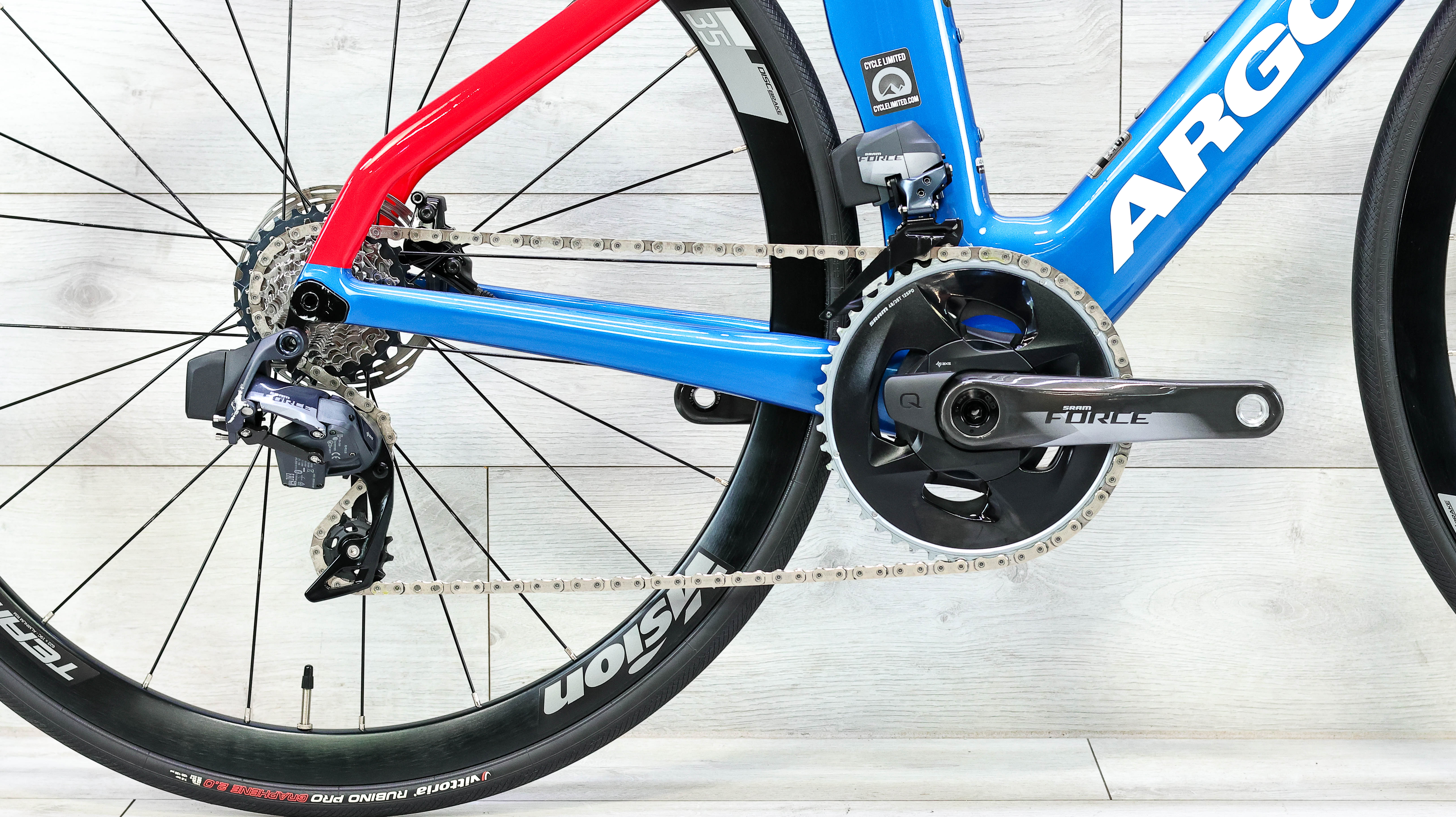 Argon 18 E-117 Tri Disc Force eTap AXS Triathlon Bike - 2023, Small - Image 5