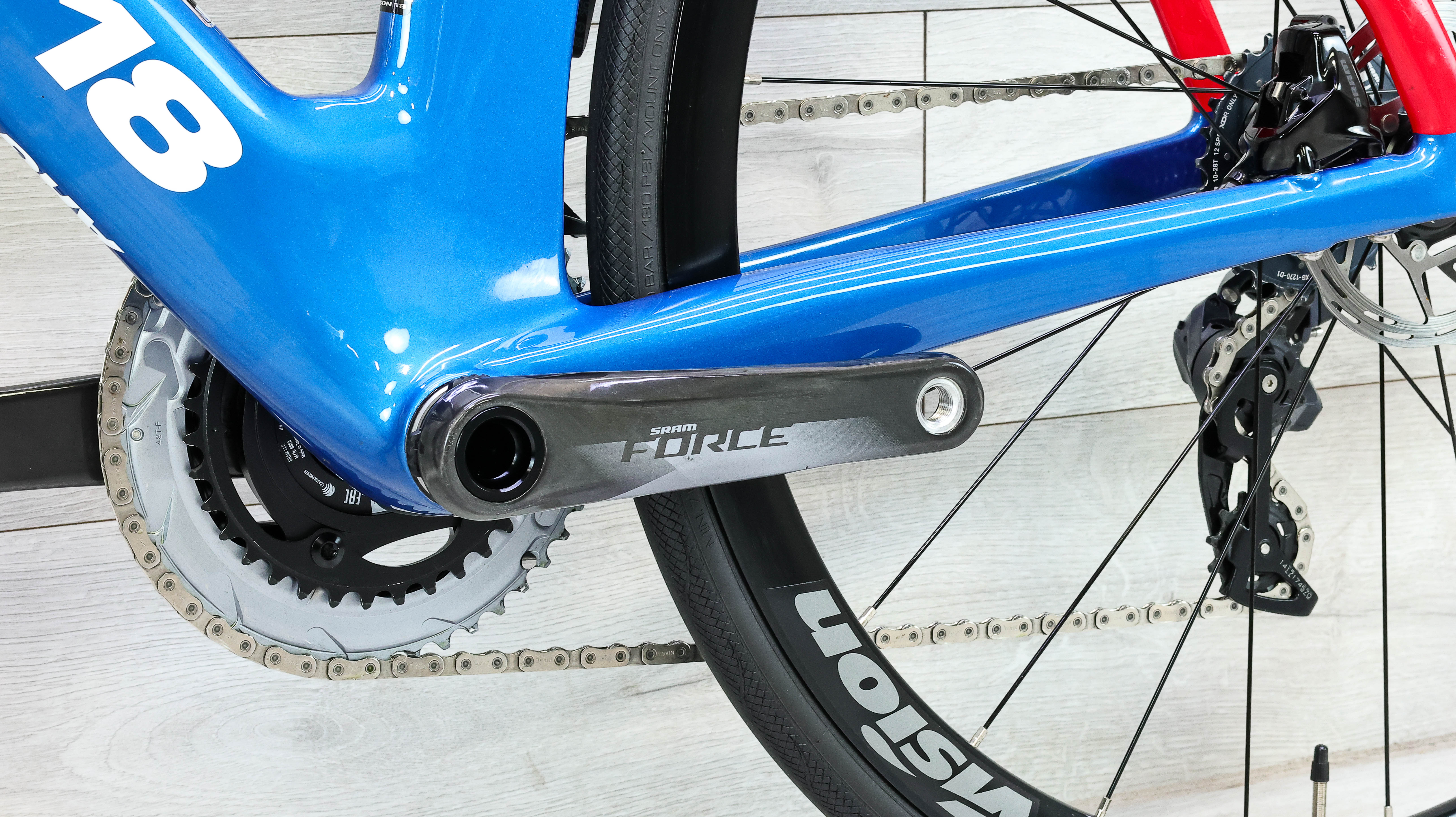 Argon 18 E-117 Tri Disc Force eTap AXS Triathlon Bike - 2023, Small - Image 7