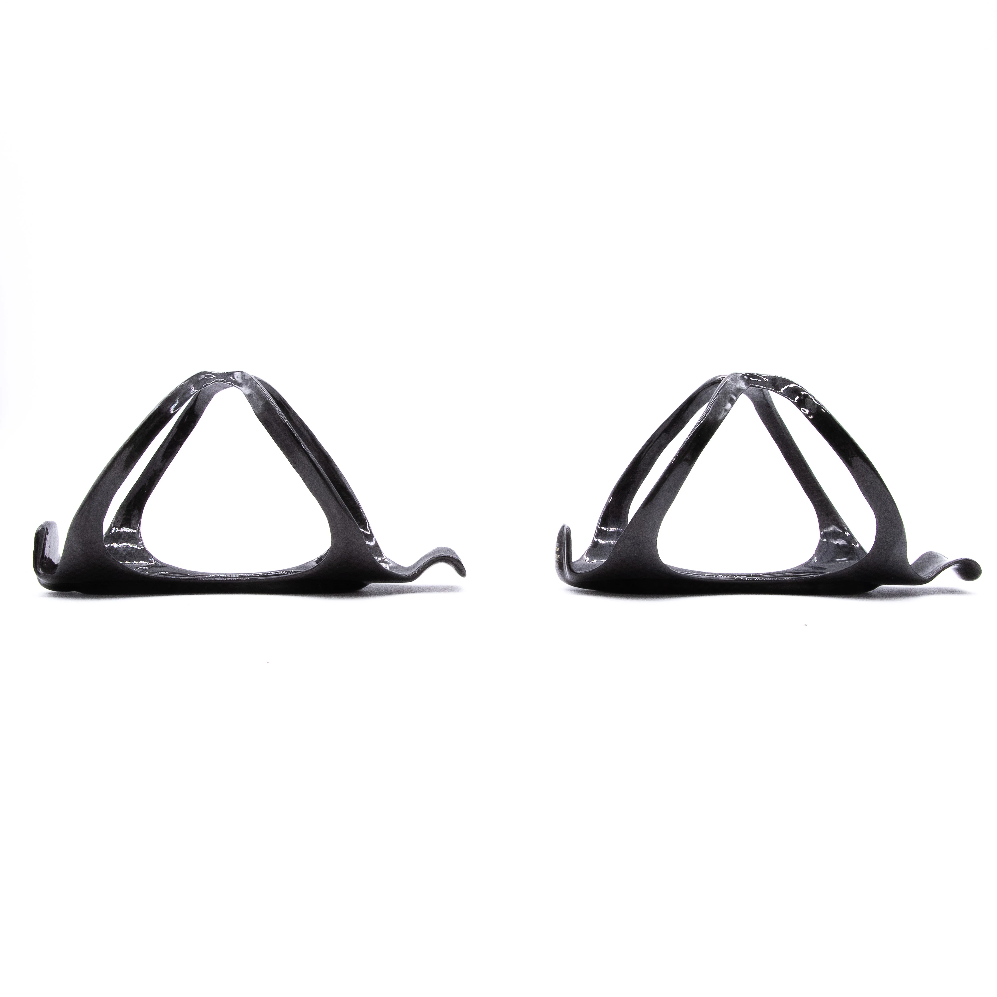 Arundel Mandible 3K Weave Gloss Carbon Bottle Cage Pair 54g - Image 2