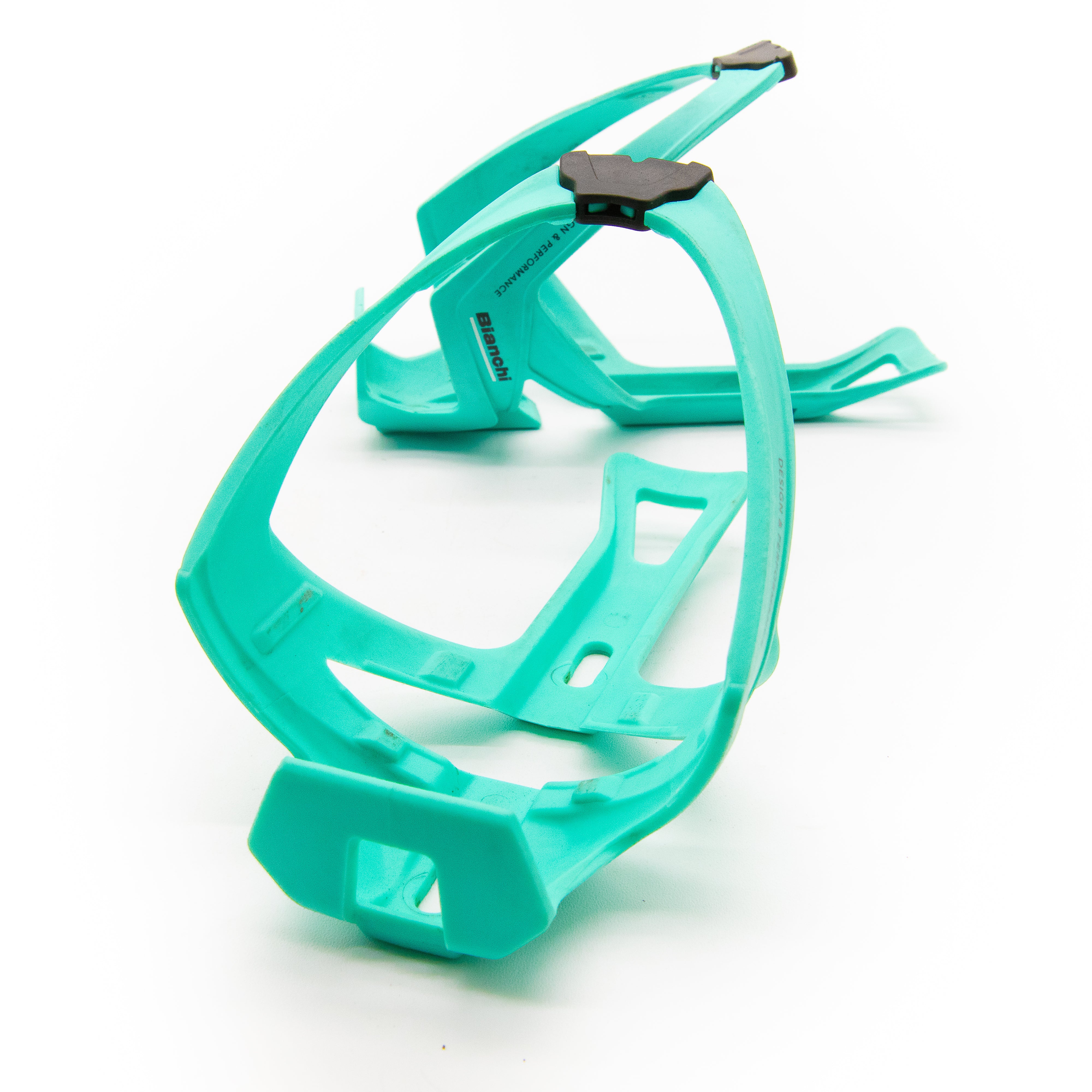 Bianchi Elite Cannibal Water Bottle Cage Celeste Pair 70g - Image 4