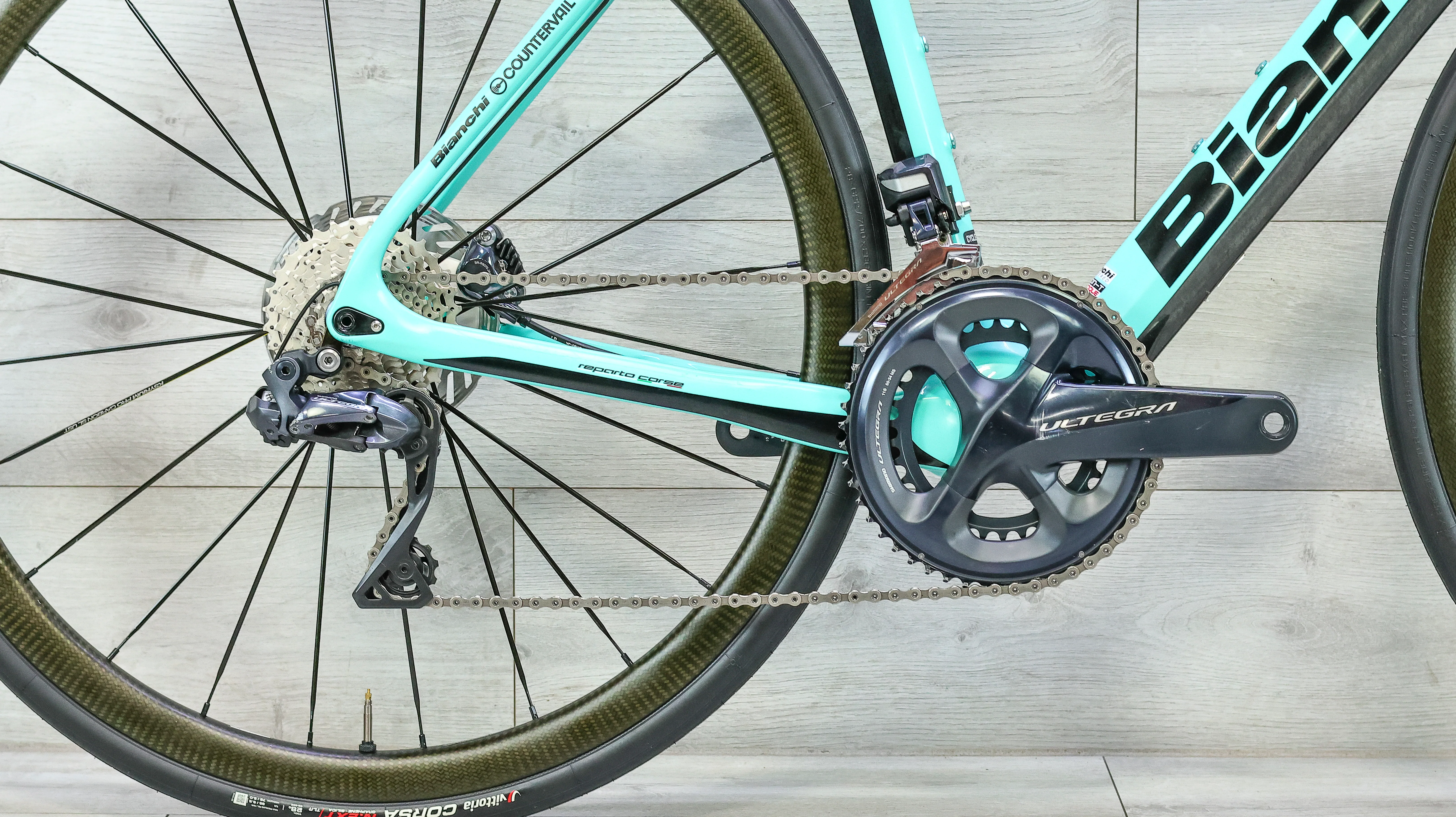Bianchi Infinito CV Disc Ultegra Di2 Road Bike - 2019, 53cm - Image 5