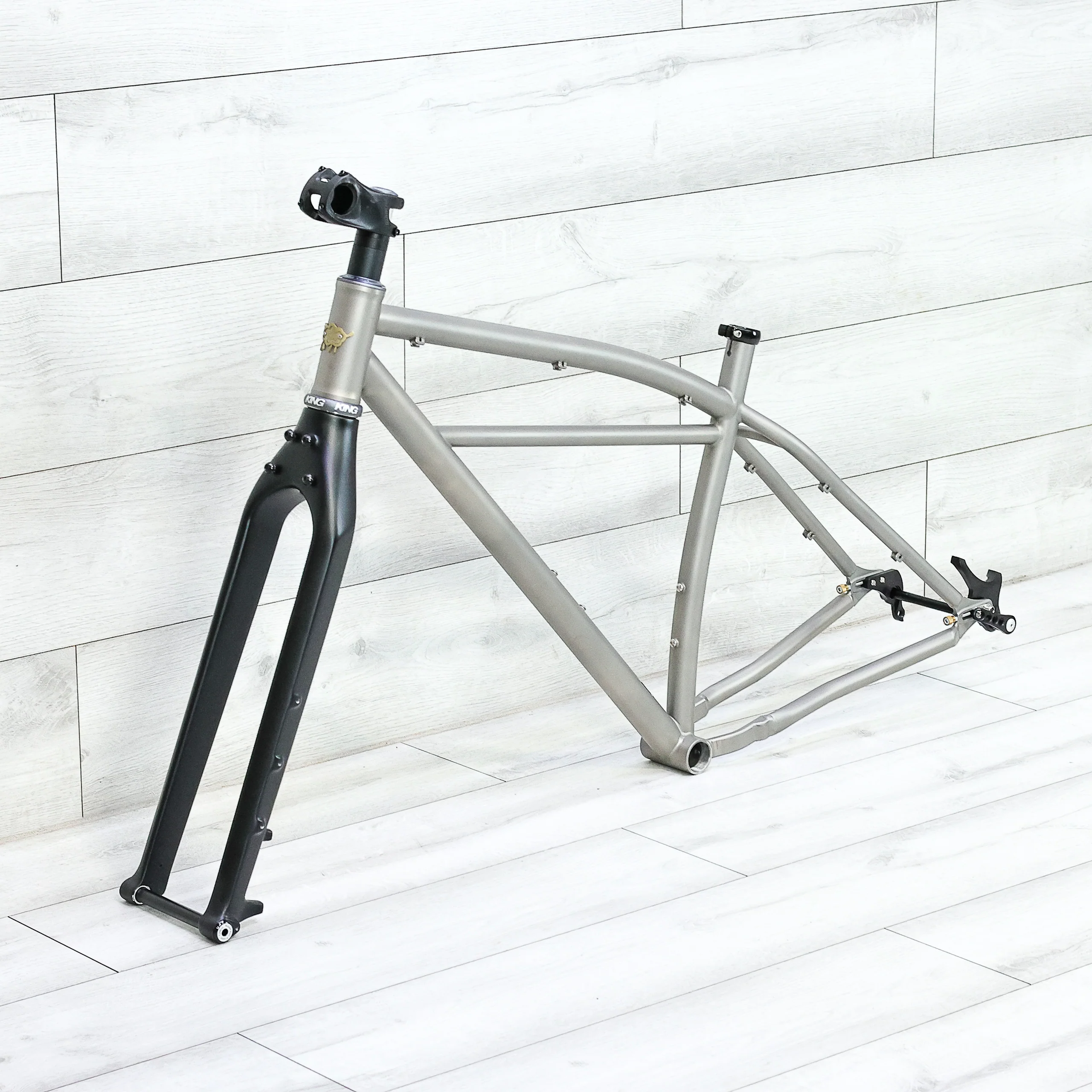 Black Sheep Klunker Custom Titanium Hardtail Mountain Bike Frameset - 2023, Medium - Image 4