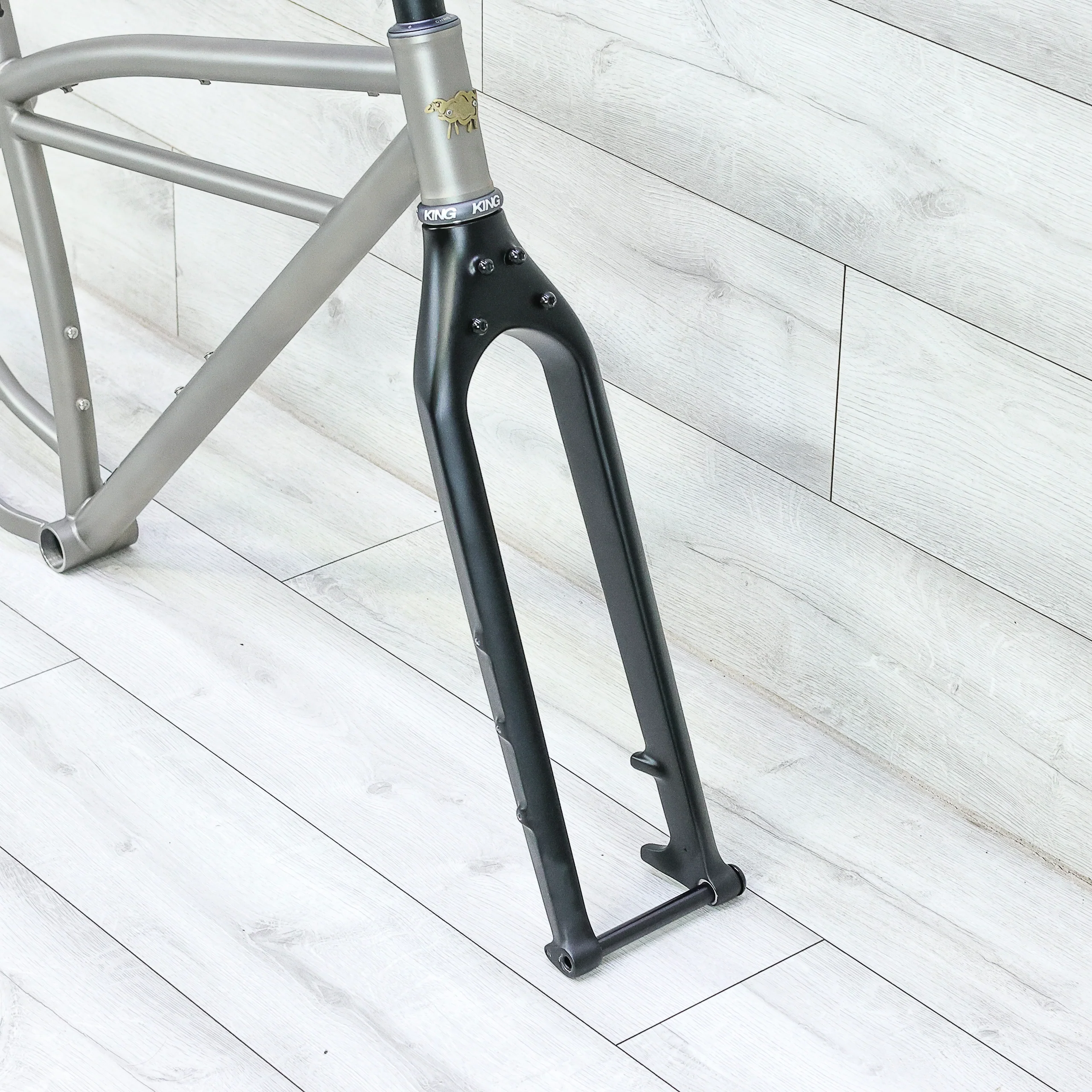 Black Sheep Klunker Custom Titanium Hardtail Mountain Bike Frameset - 2023, Medium - Image 5