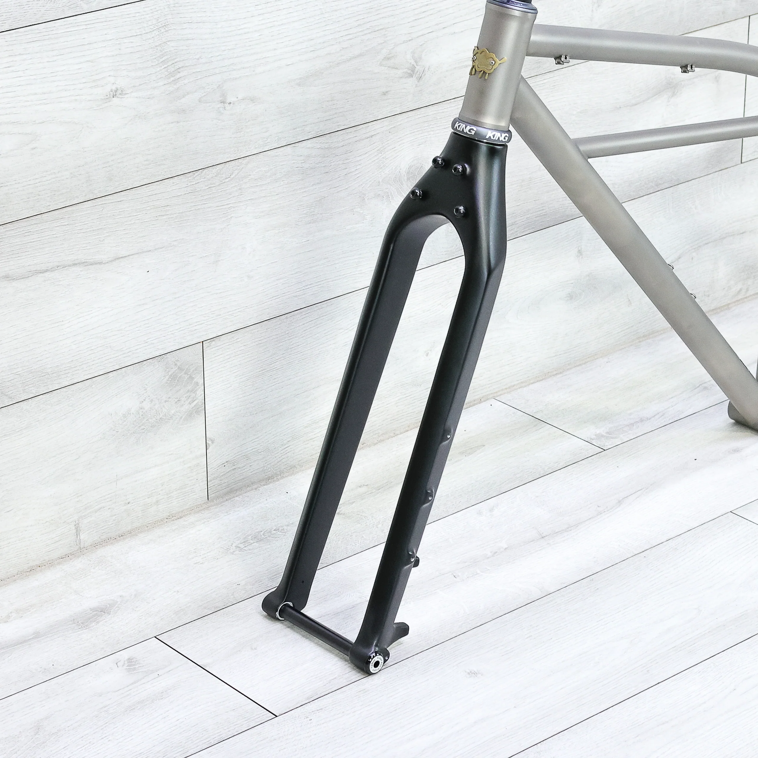 Black Sheep Klunker Custom Titanium Hardtail Mountain Bike Frameset - 2023, Medium - Image 6