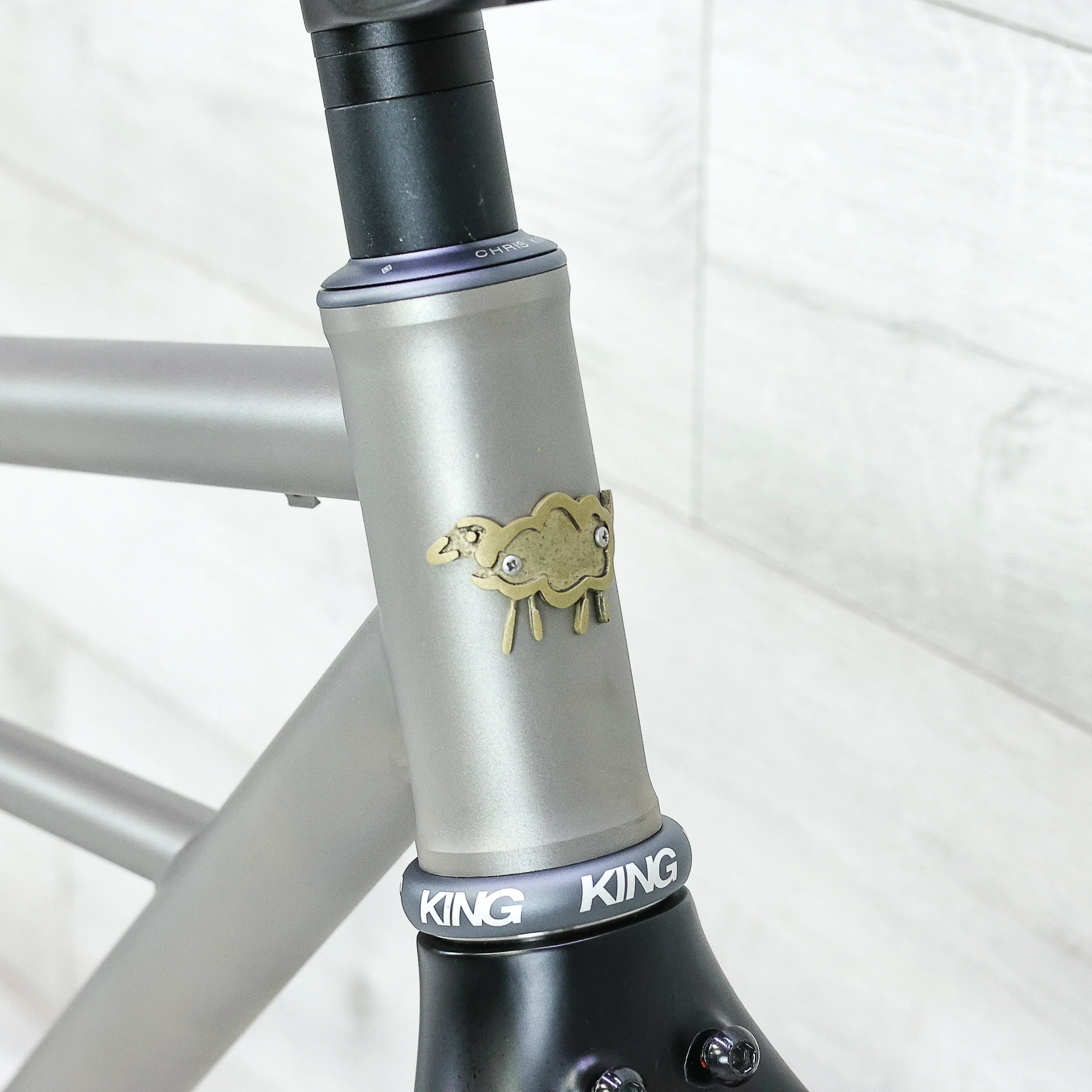 Black Sheep Klunker Custom Titanium Hardtail Mountain Bike Frameset - 2023, Medium - Image 7