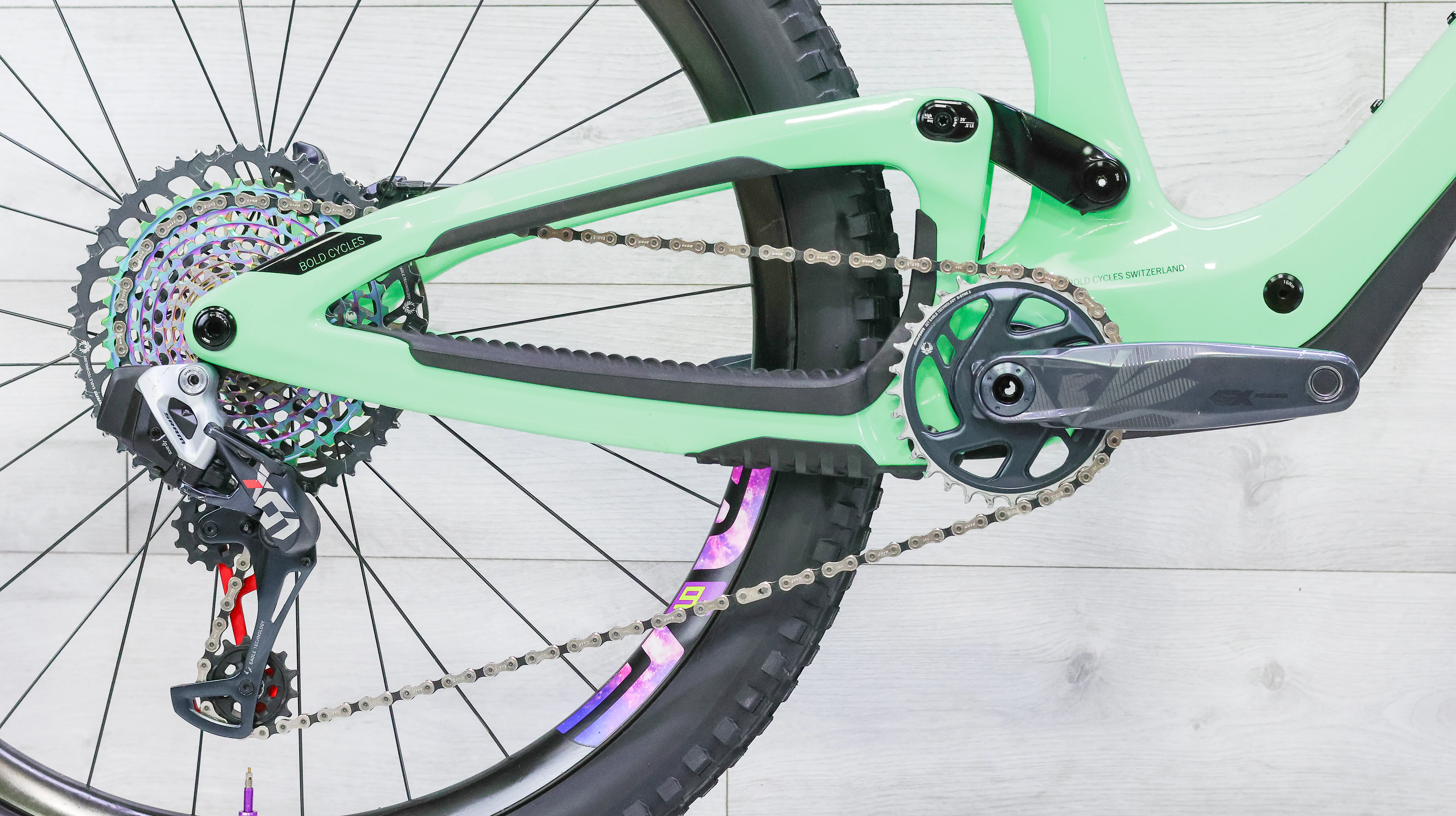 Bold Unplugged Pro X01 AXS Mountain Bike - 2024, X-Large - Image 5