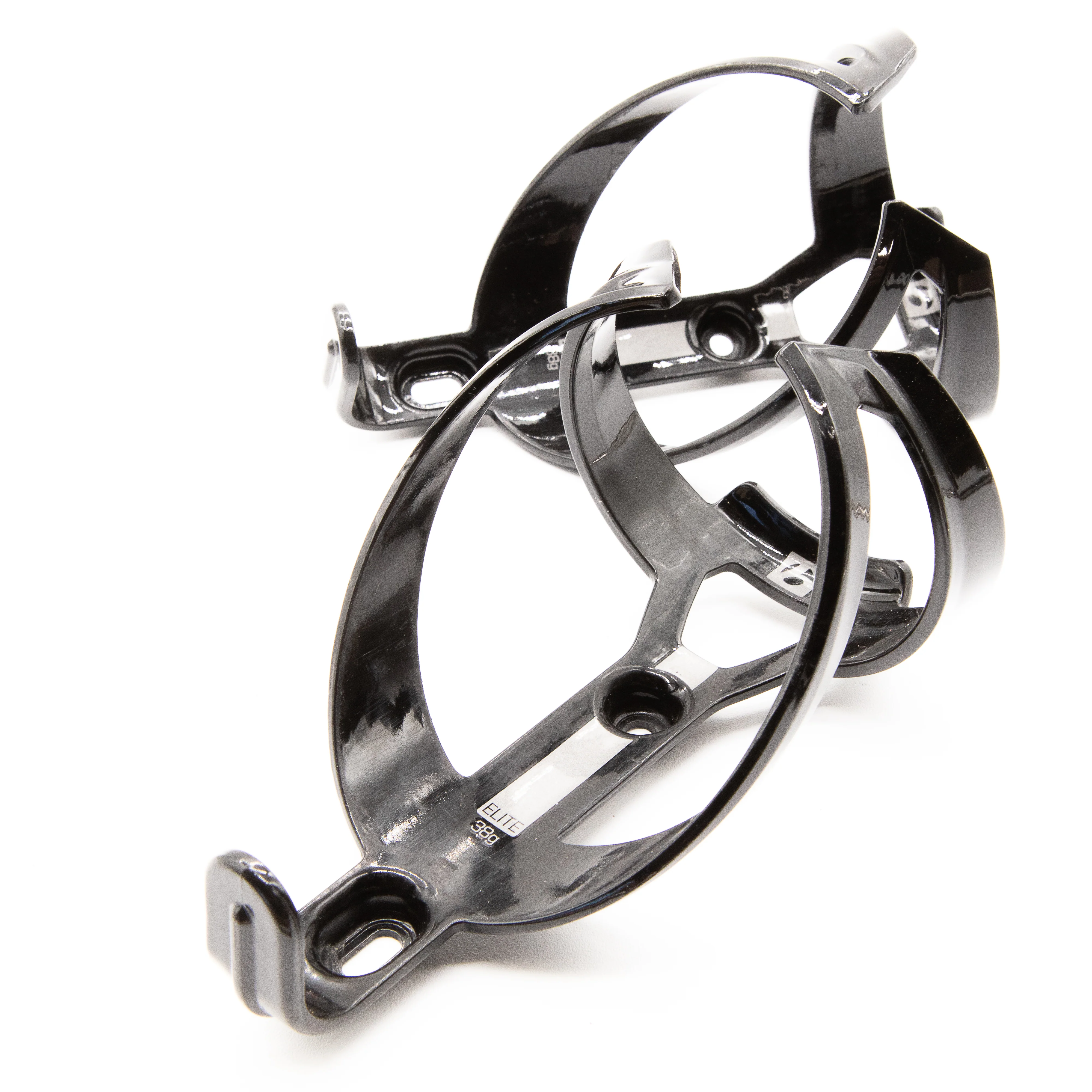 Bontrager Elite Water Bottle Cages Gloss Black Pair 69g - Image 4