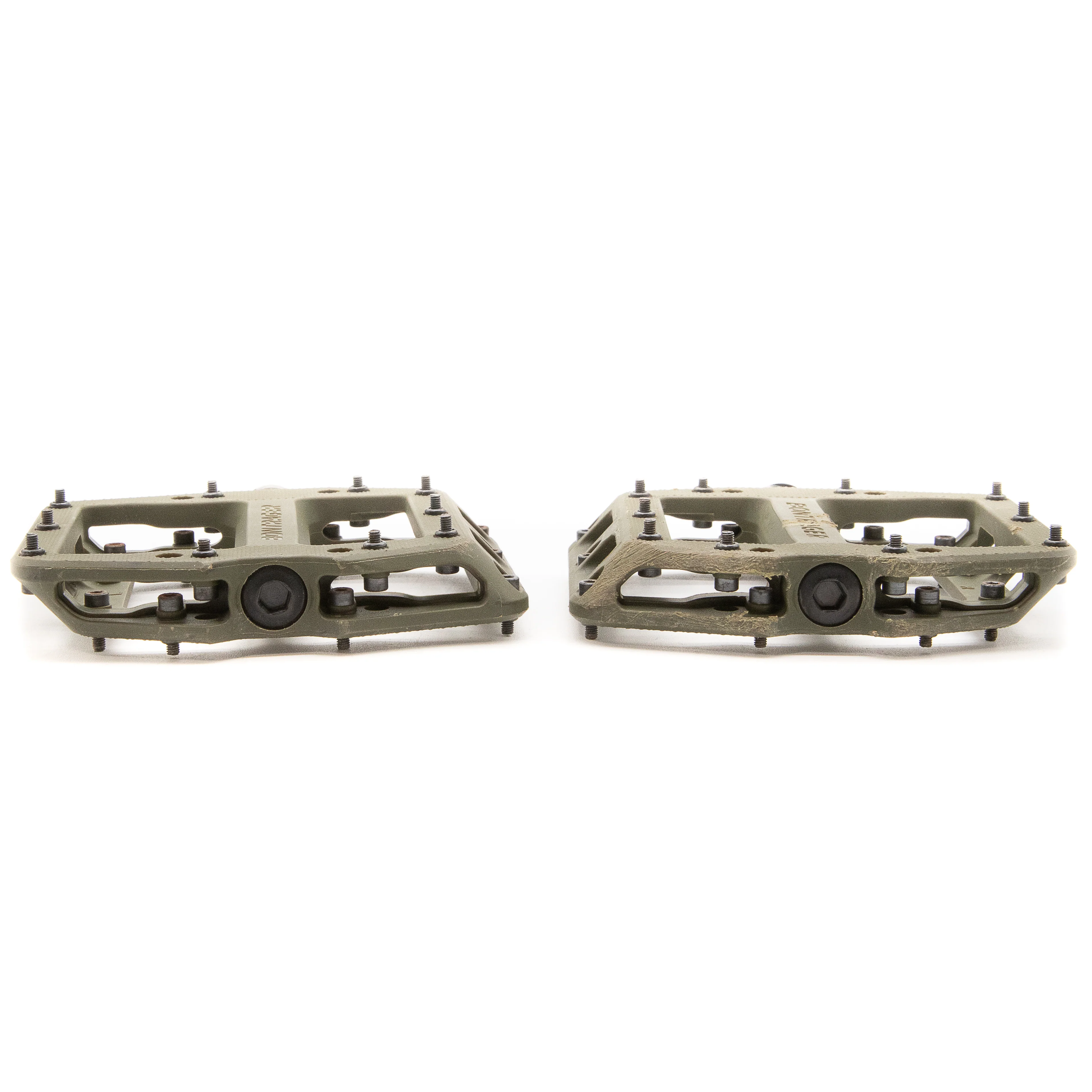 Bontrager Line Elite MTB Flat Pedal Olive Gray 356g - Image 3